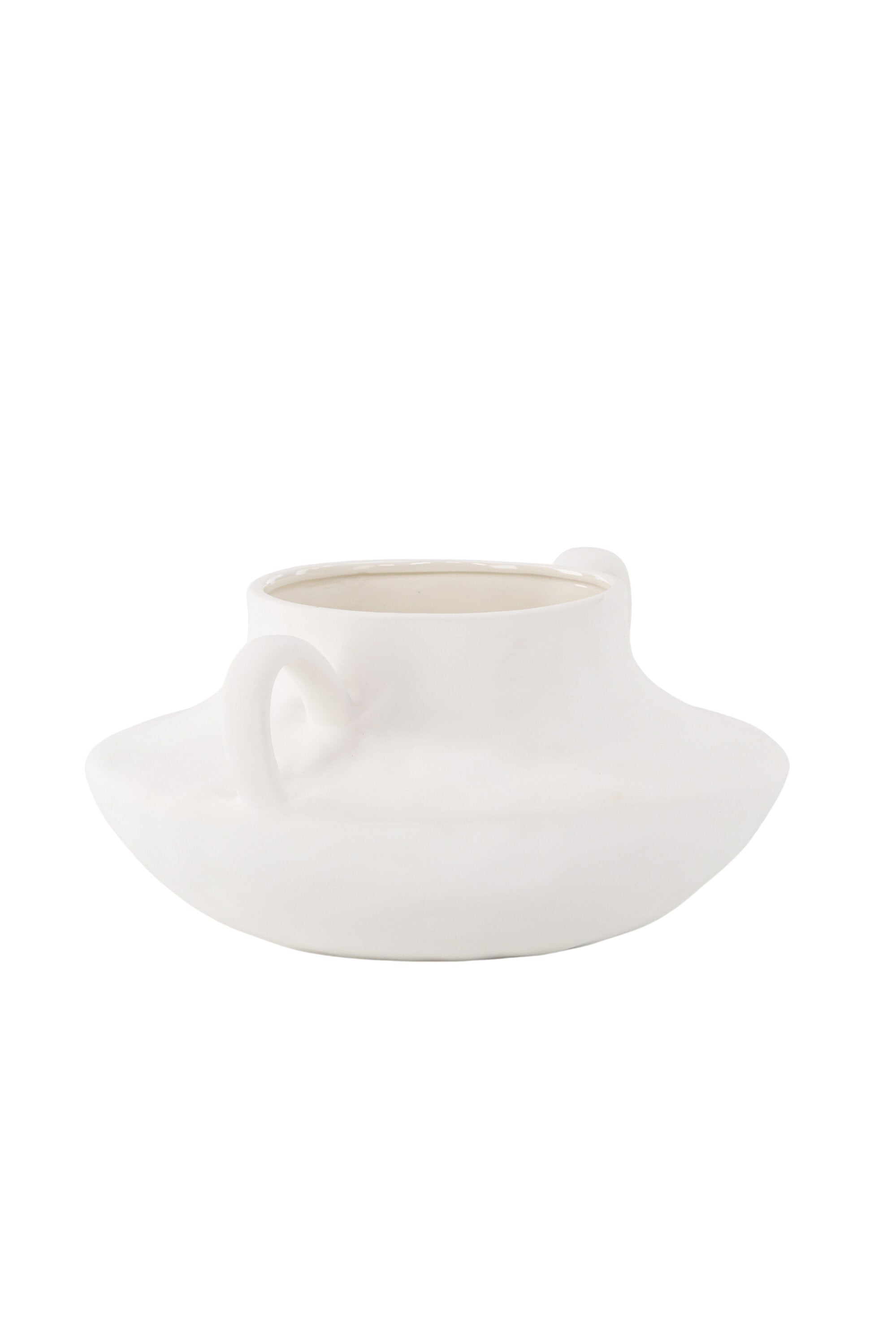 Holda Vase in Cremefarben präsentiert im Onlineshop von KAQTU Design AG. Vase ist von Venture Home