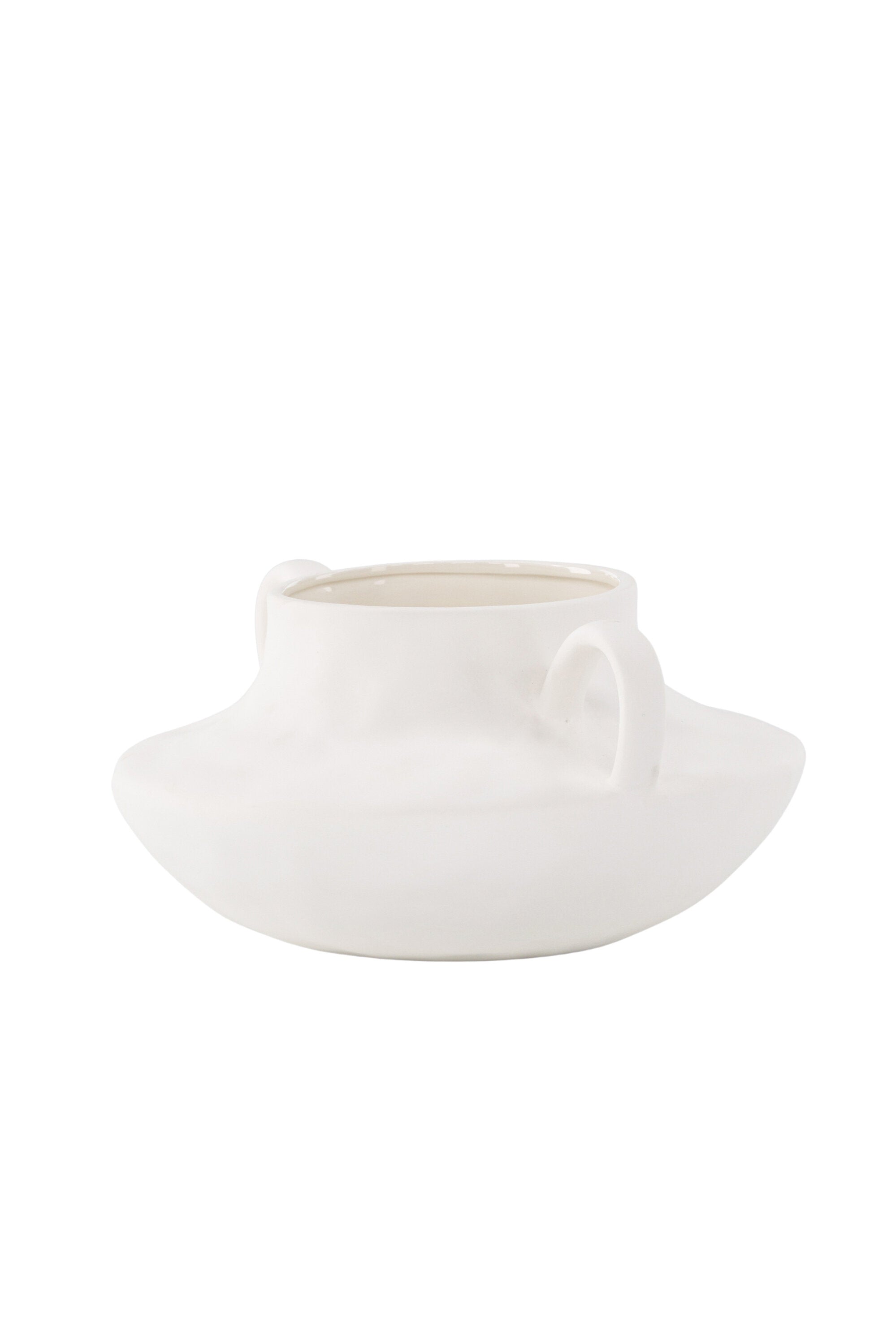 Holda Vase in Cremefarben präsentiert im Onlineshop von KAQTU Design AG. Vase ist von Venture Home