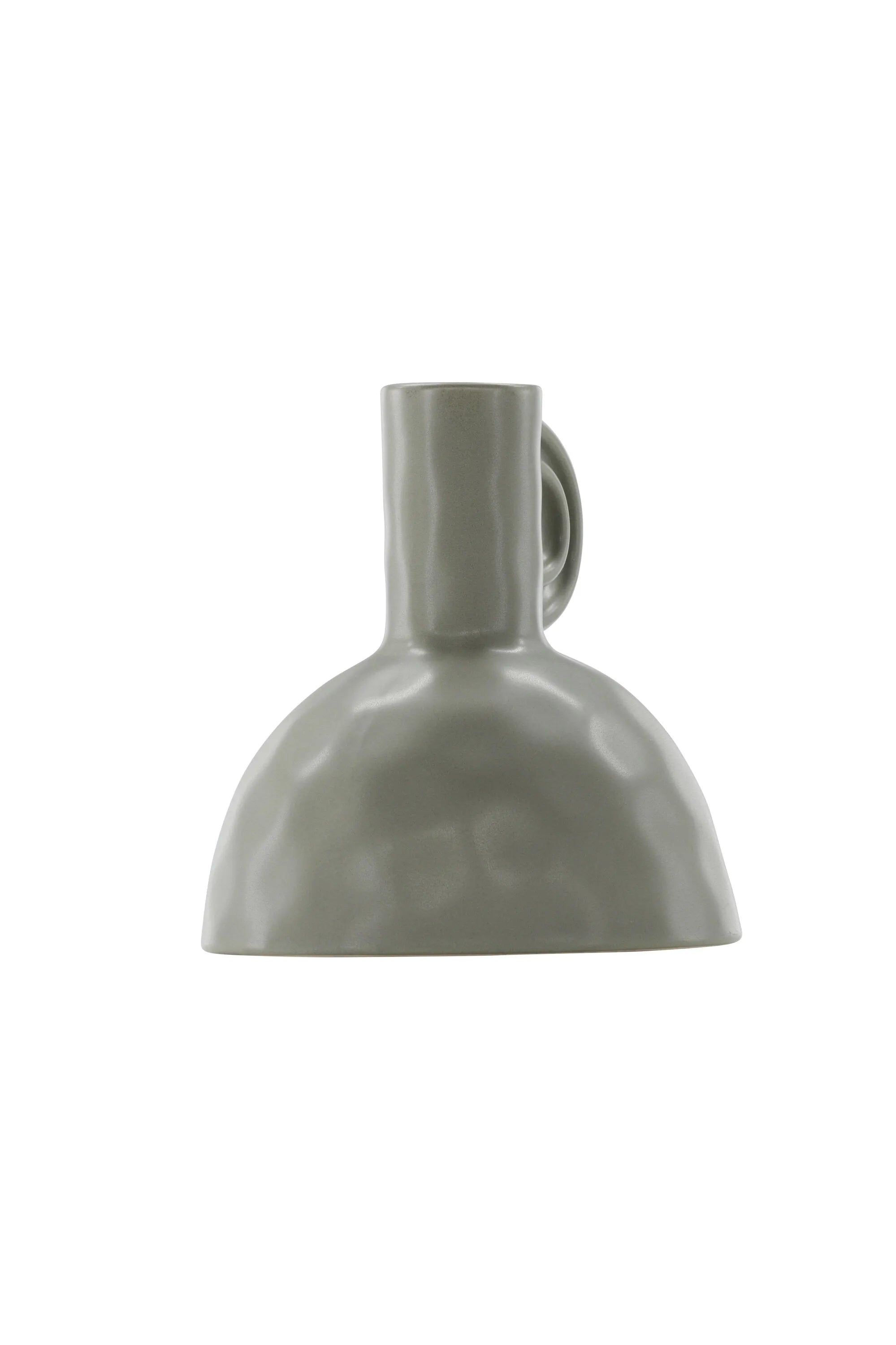 Vivi Vase: Moderne Steingutvase in dunklem Ton von Venture Home.