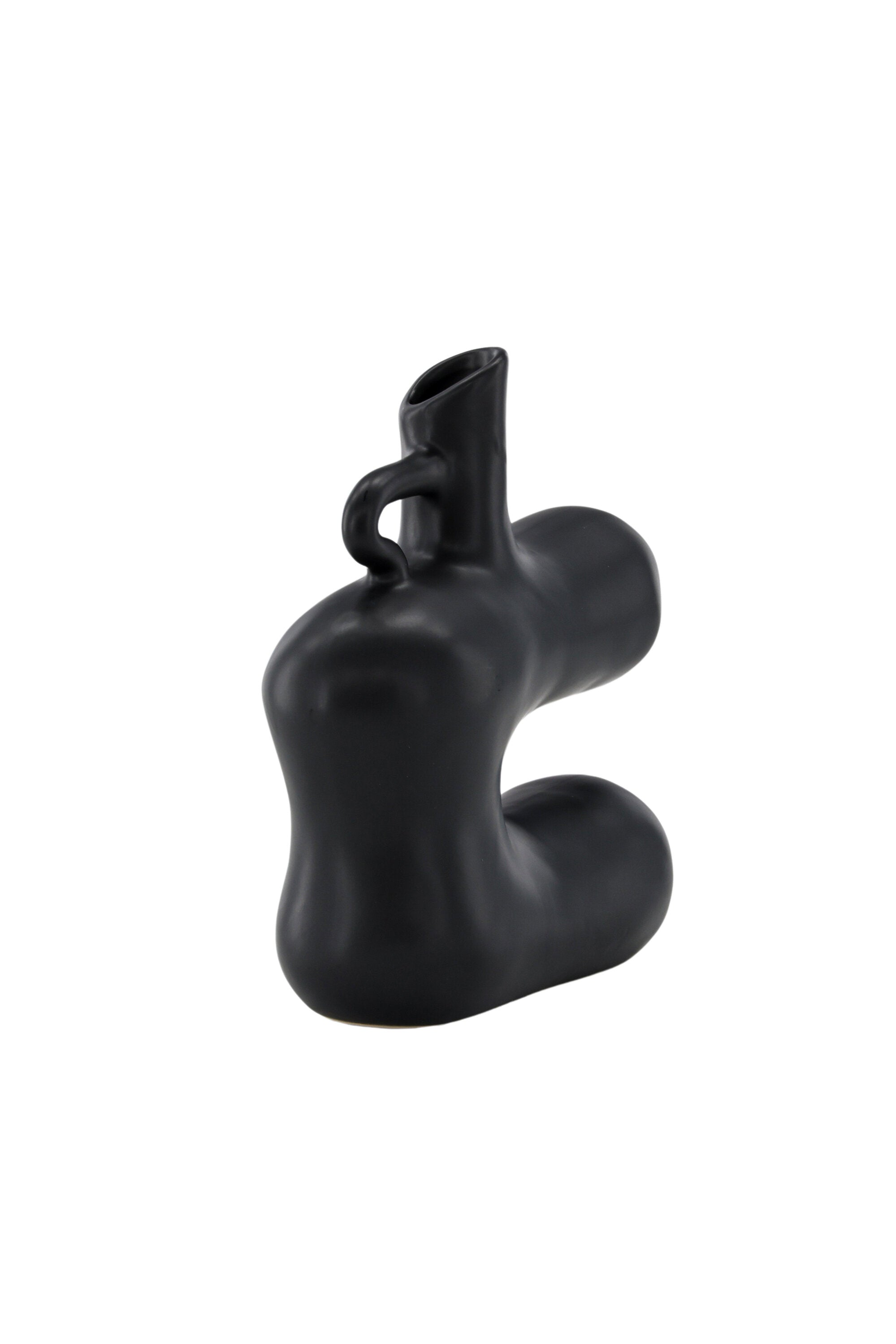 Dity Vase in Schwarz präsentiert im Onlineshop von KAQTU Design AG. Vase ist von Venture Home