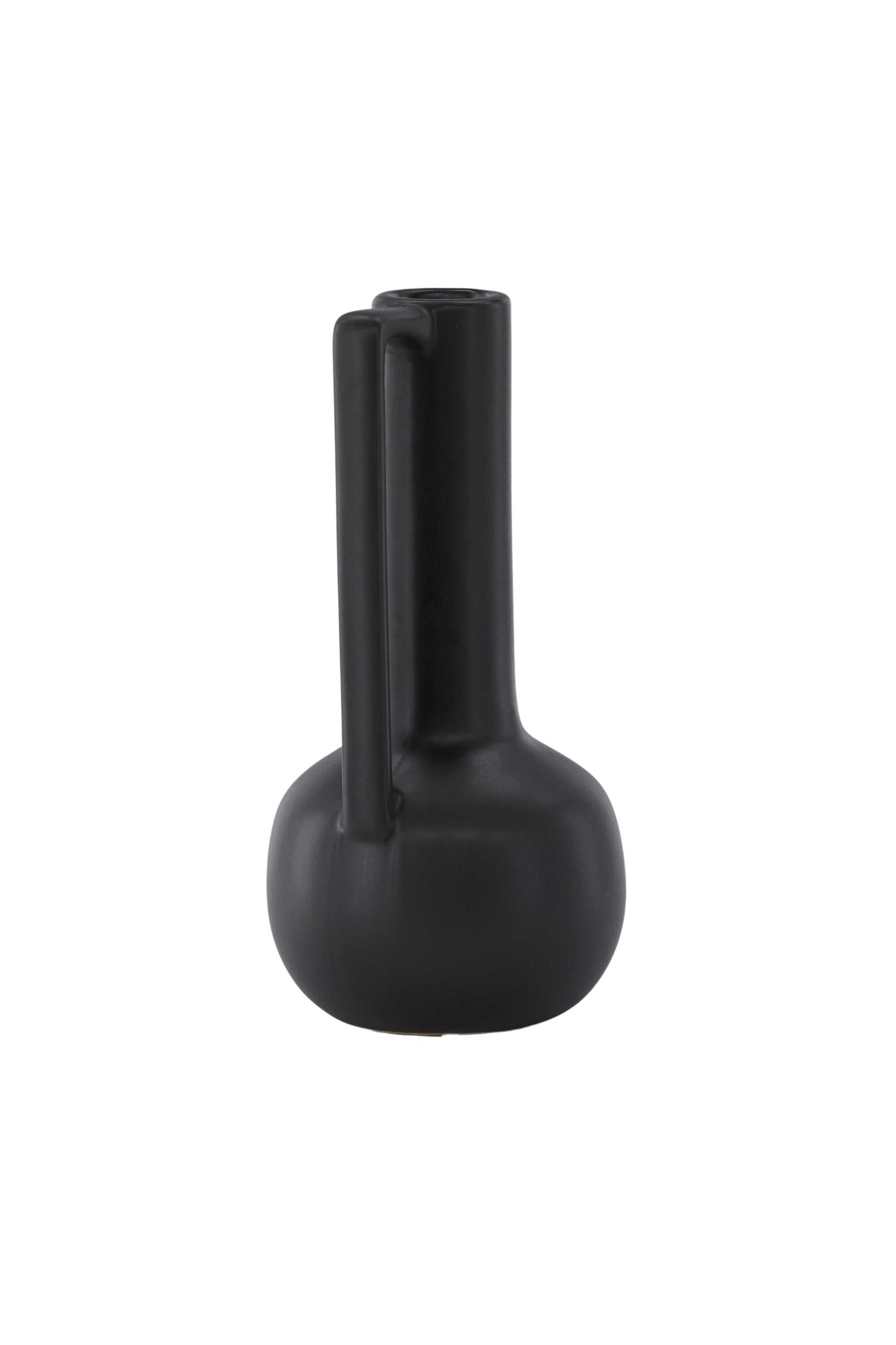 Allis Vase in Schwarz präsentiert im Onlineshop von KAQTU Design AG. Vase ist von Venture Home