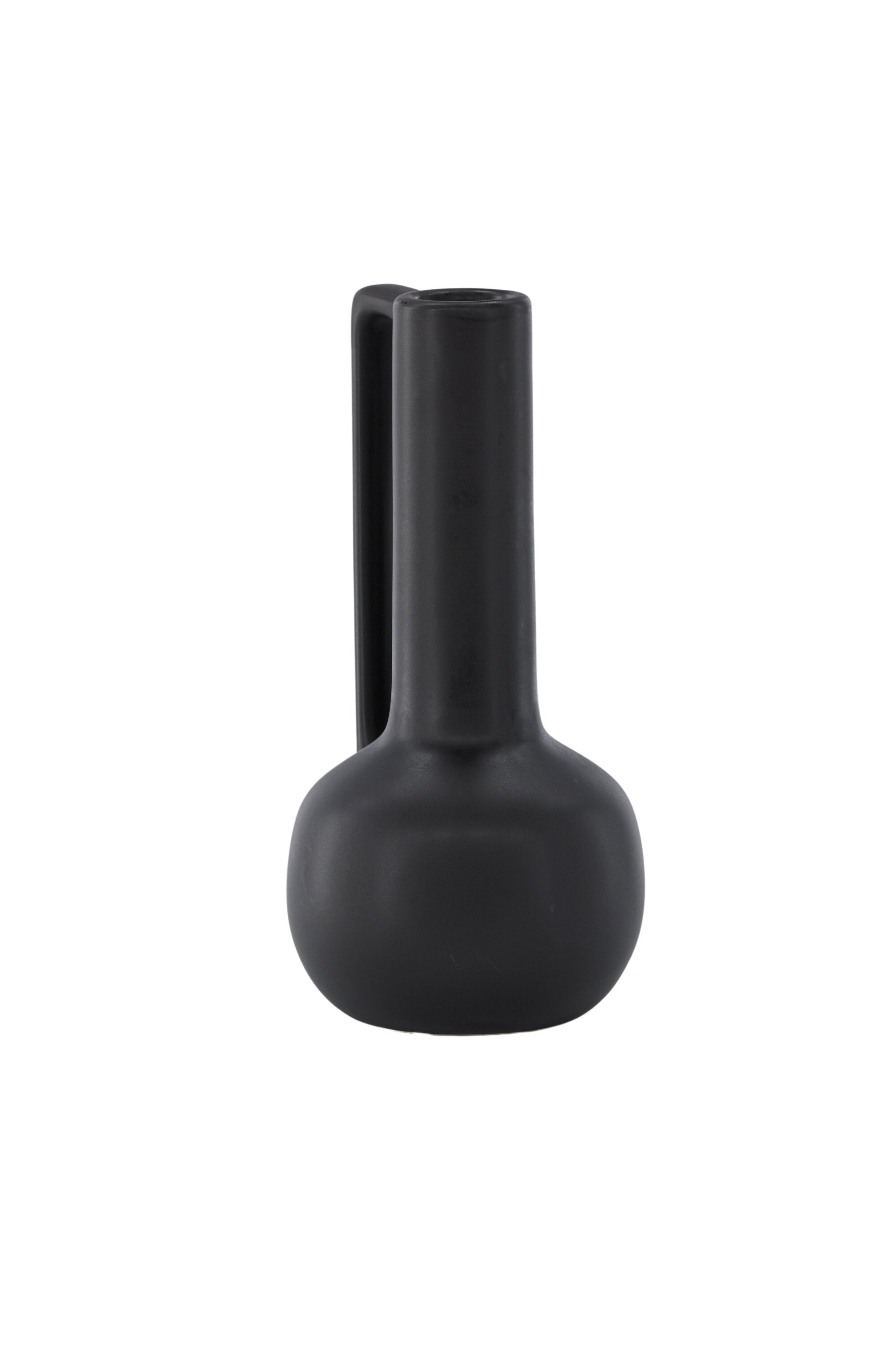 Allis Vase in Schwarz präsentiert im Onlineshop von KAQTU Design AG. Vase ist von Venture Home
