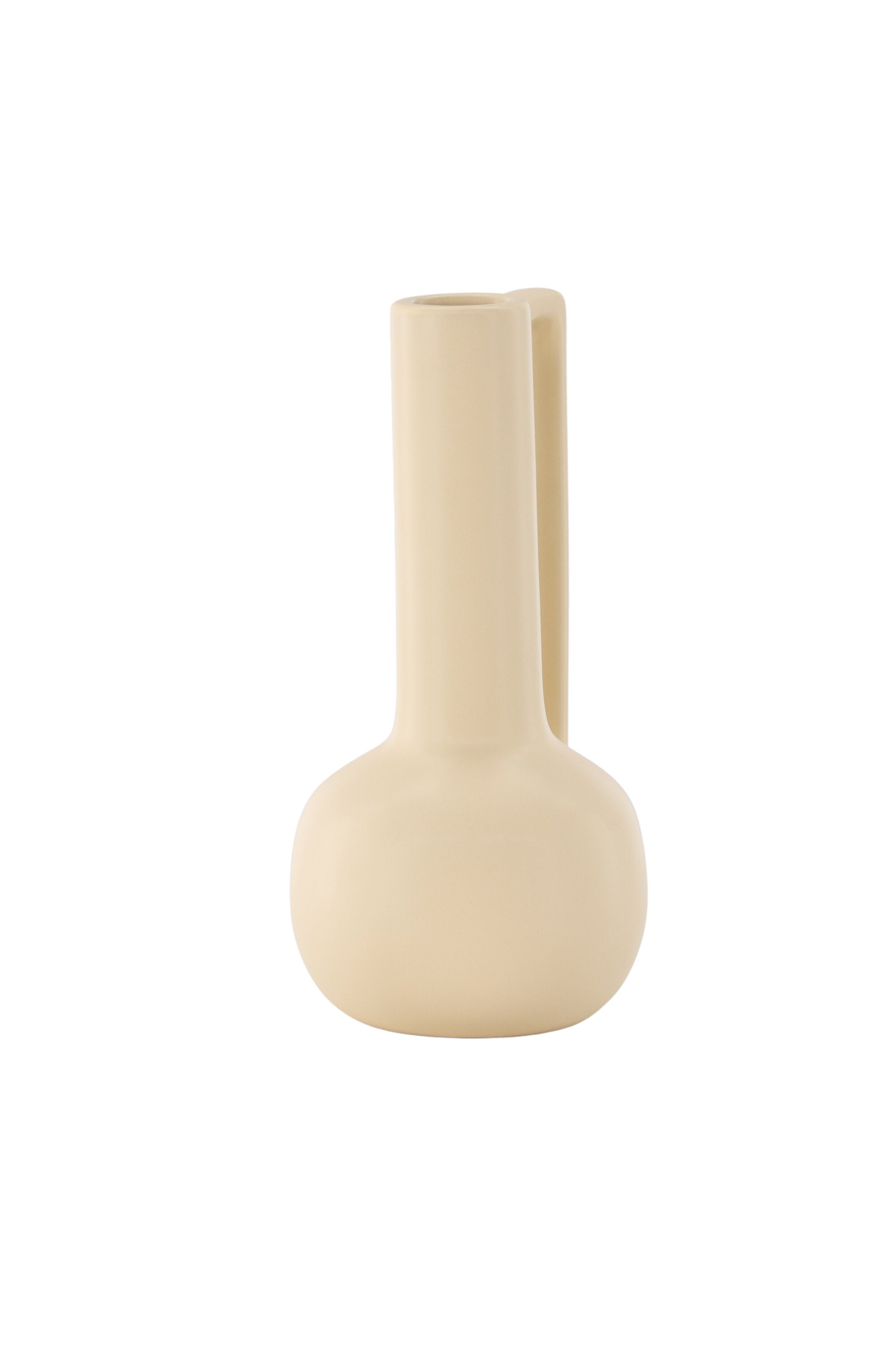Allis Vase in Gelb präsentiert im Onlineshop von KAQTU Design AG. Vase ist von Venture Home