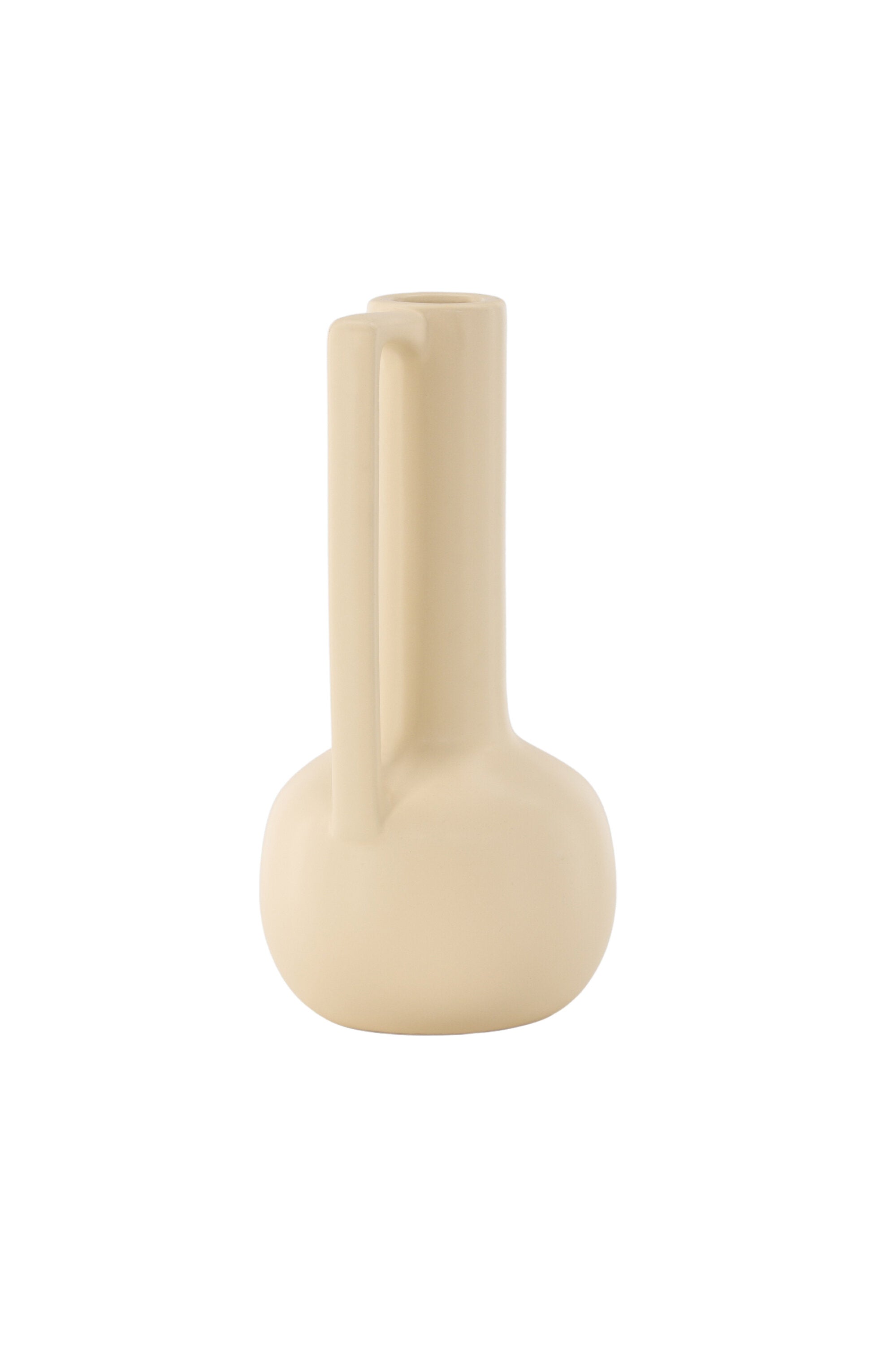 Allis Vase in Gelb präsentiert im Onlineshop von KAQTU Design AG. Vase ist von Venture Home