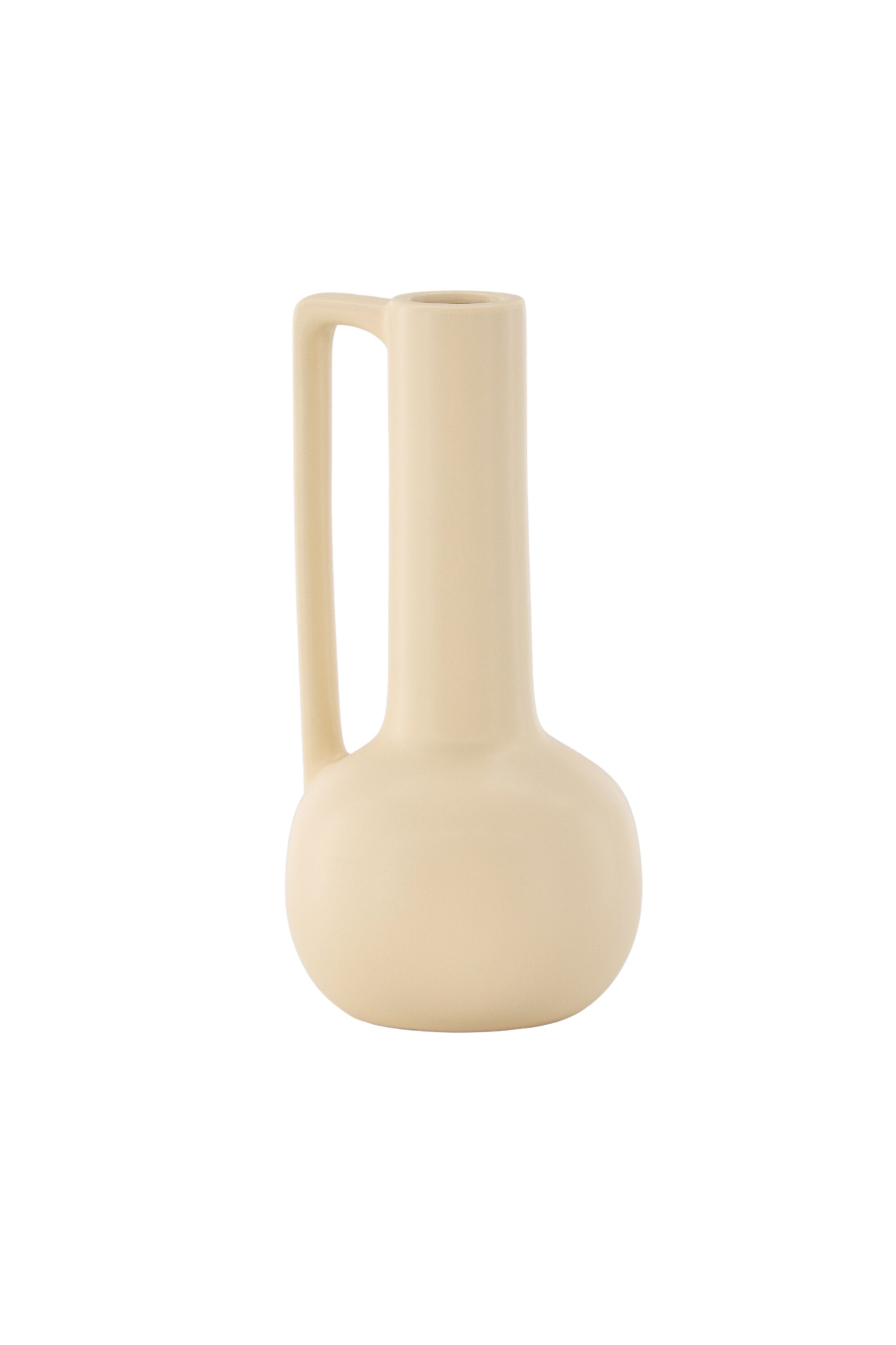 Allis Vase in Gelb präsentiert im Onlineshop von KAQTU Design AG. Vase ist von Venture Home