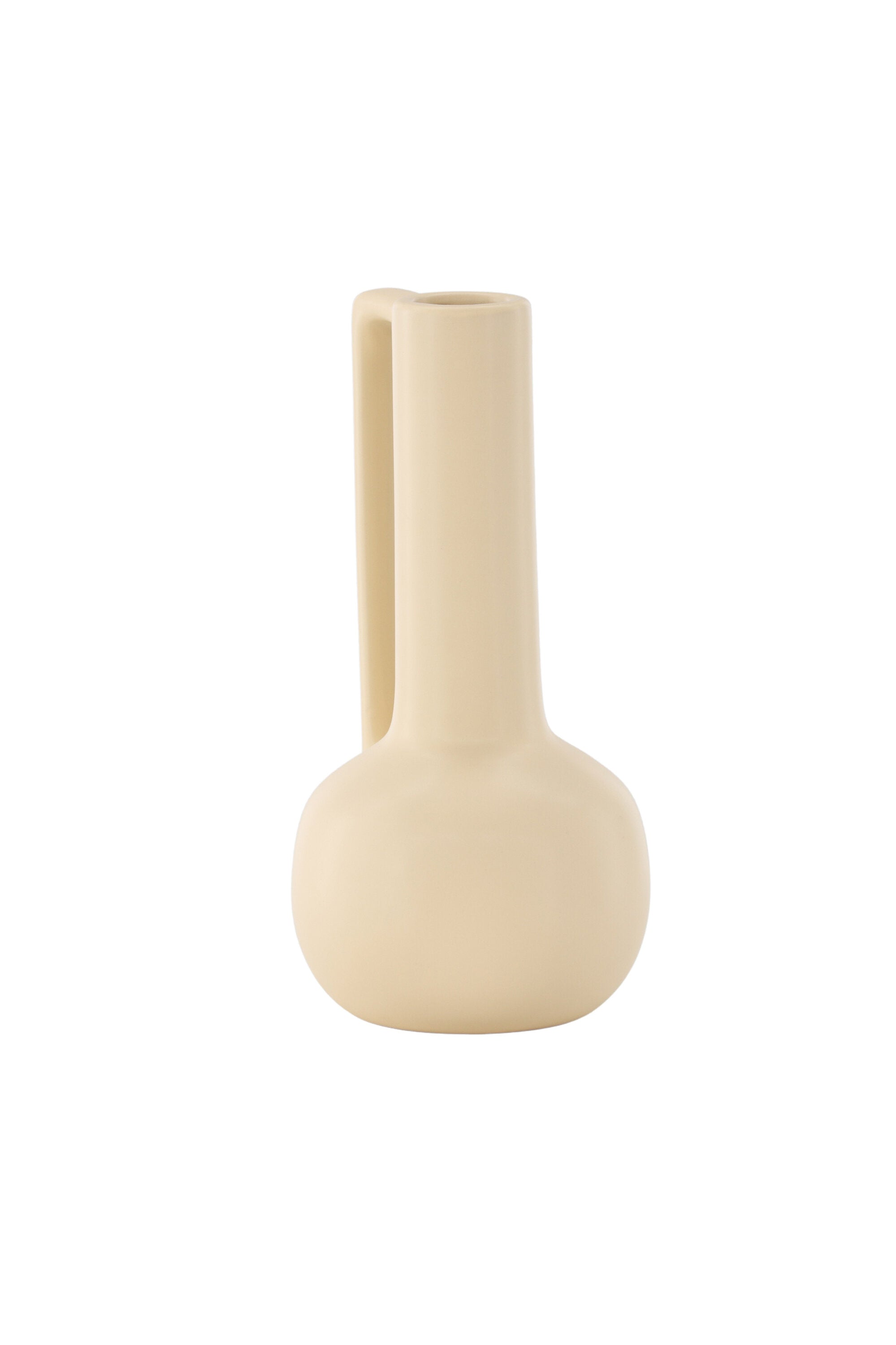 Allis Vase in Gelb präsentiert im Onlineshop von KAQTU Design AG. Vase ist von Venture Home