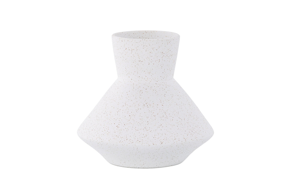 Rellis Vase in Schwarz-Weiss präsentiert im Onlineshop von KAQTU Design AG. Vase ist von Venture Home