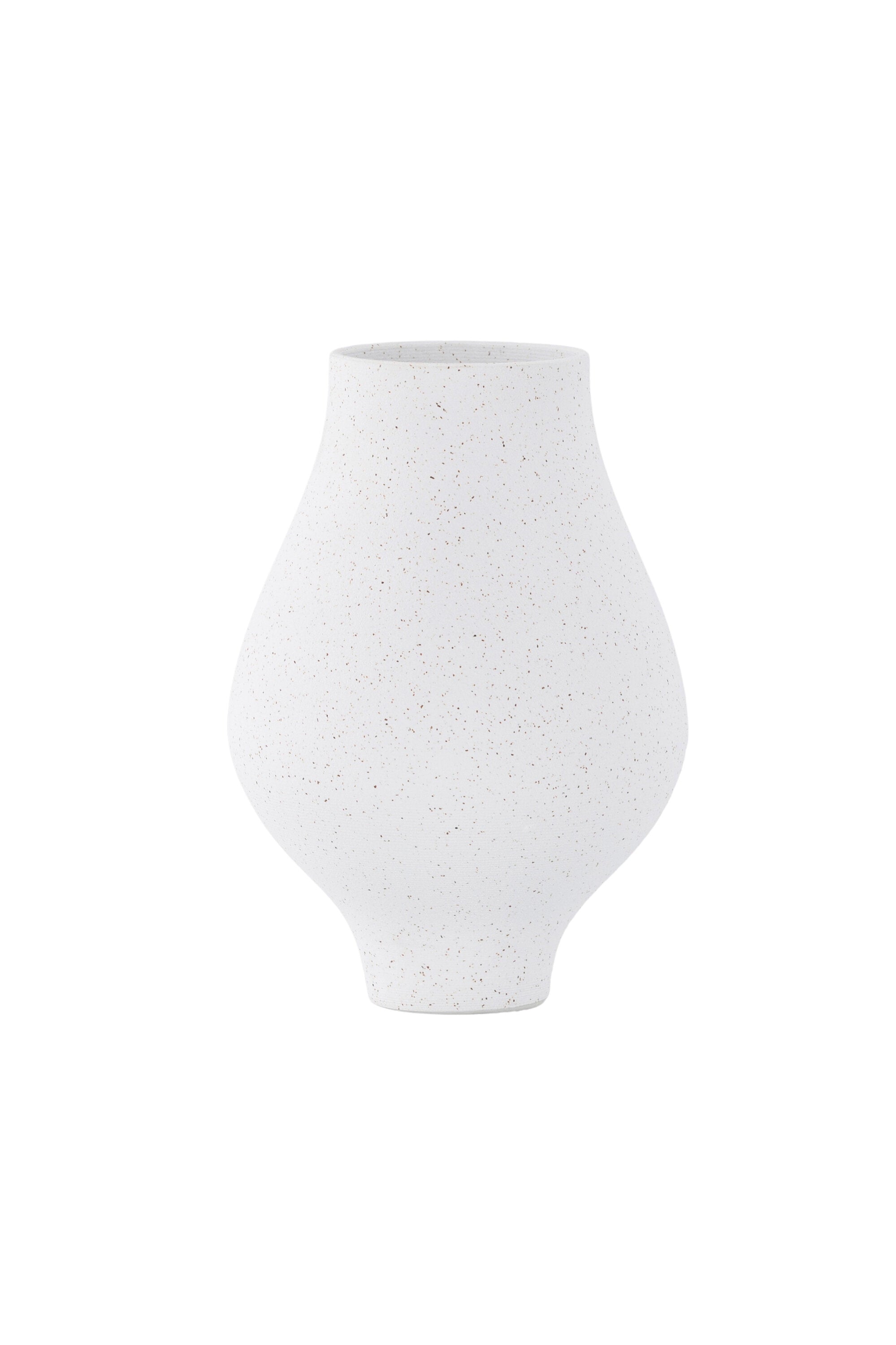 Rellis Vase in Weiss präsentiert im Onlineshop von KAQTU Design AG. Vase ist von Venture Home