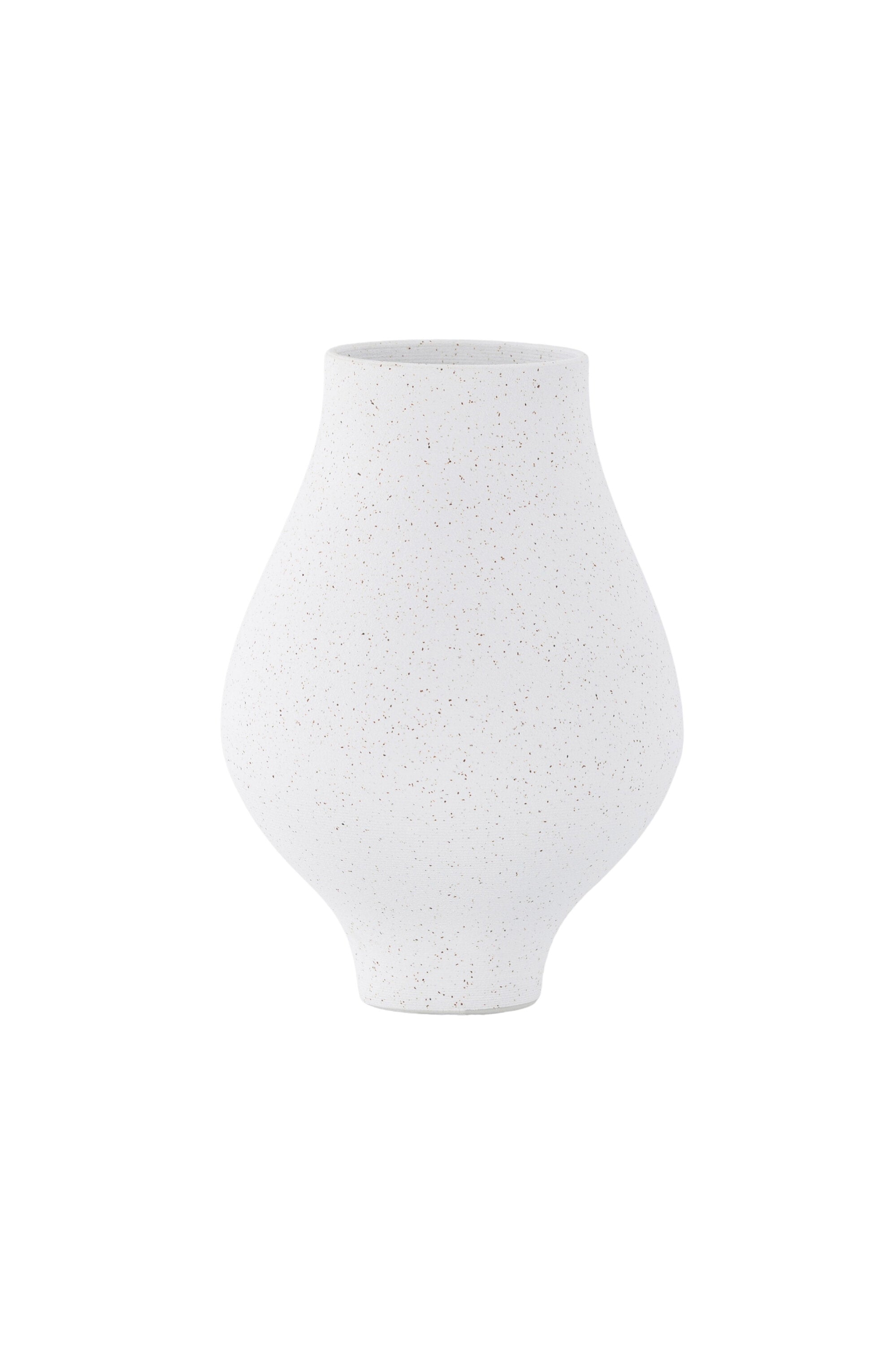 Rellis Vase in Weiss präsentiert im Onlineshop von KAQTU Design AG. Vase ist von Venture Home