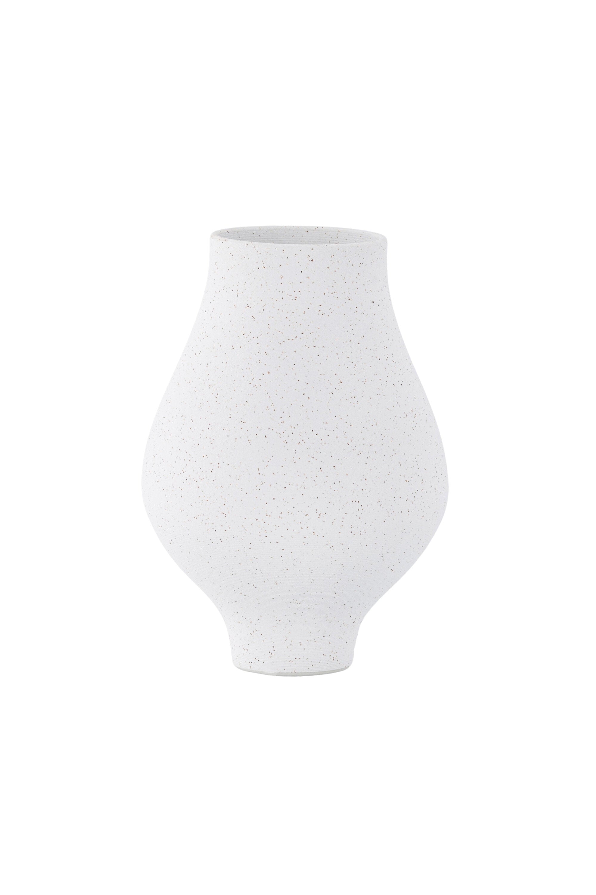 Rellis Vase in Weiss präsentiert im Onlineshop von KAQTU Design AG. Vase ist von Venture Home