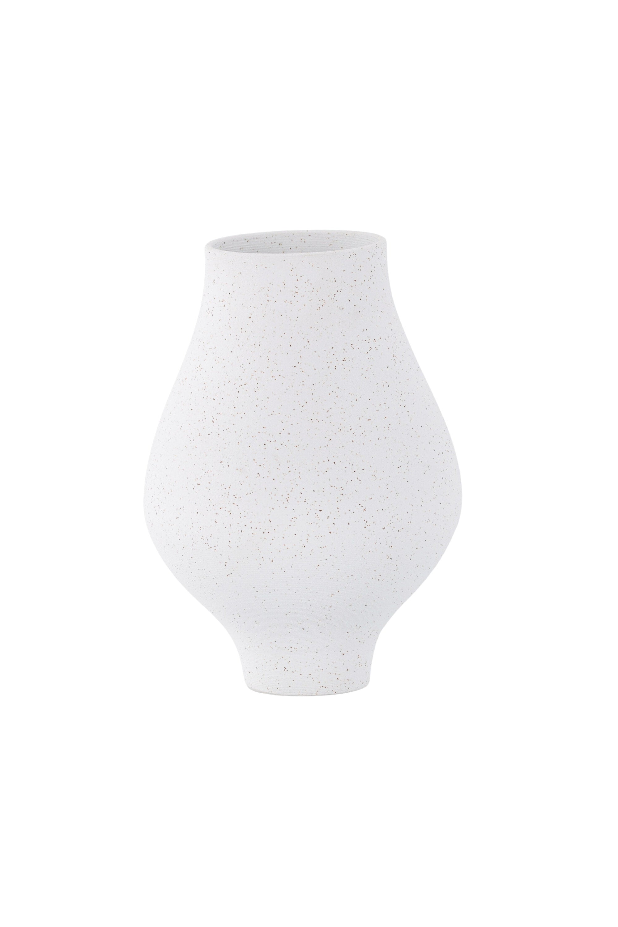 Rellis Vase in Weiss präsentiert im Onlineshop von KAQTU Design AG. Vase ist von Venture Home