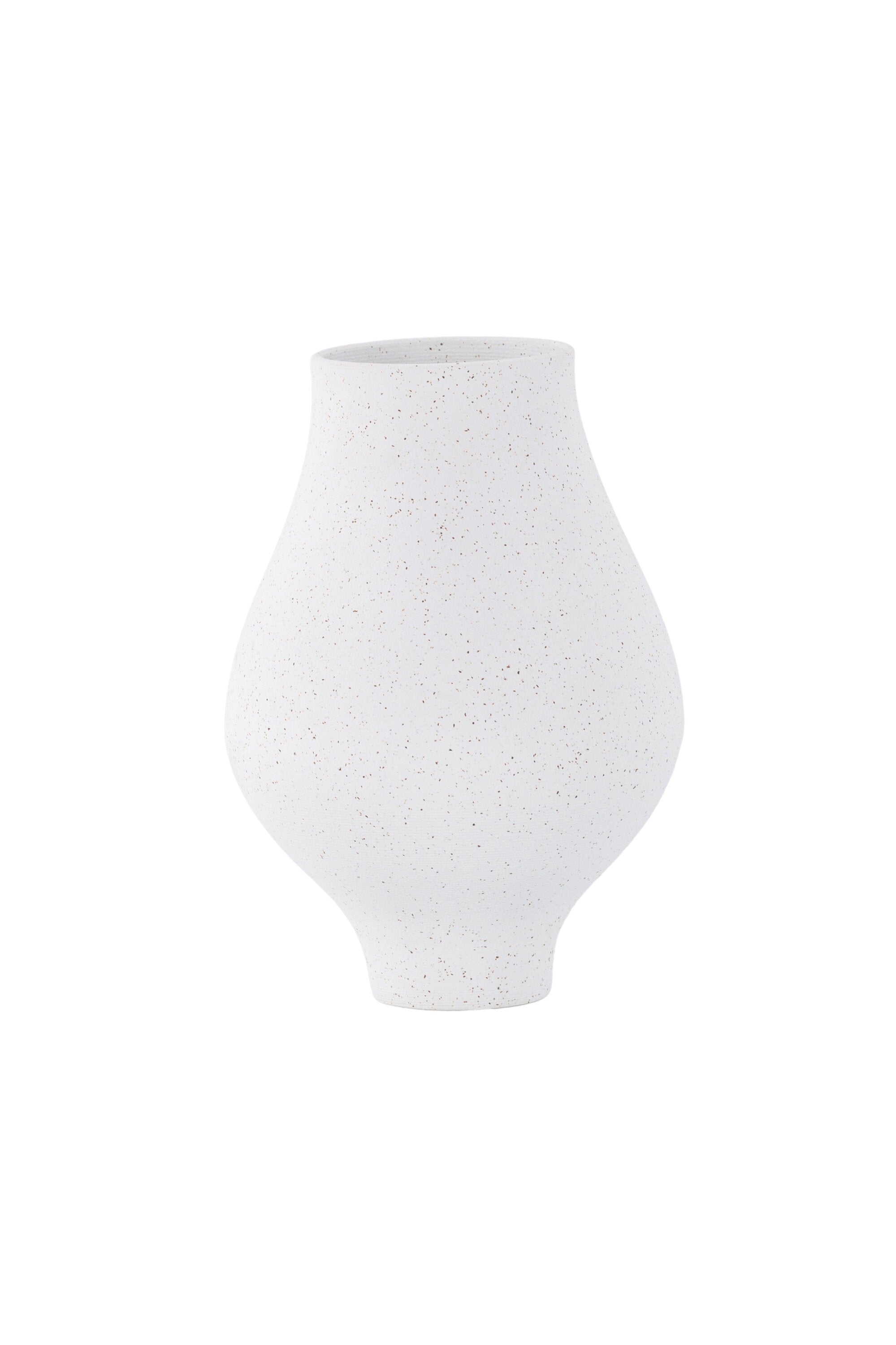Rellis Vase in Weiss präsentiert im Onlineshop von KAQTU Design AG. Vase ist von Venture Home