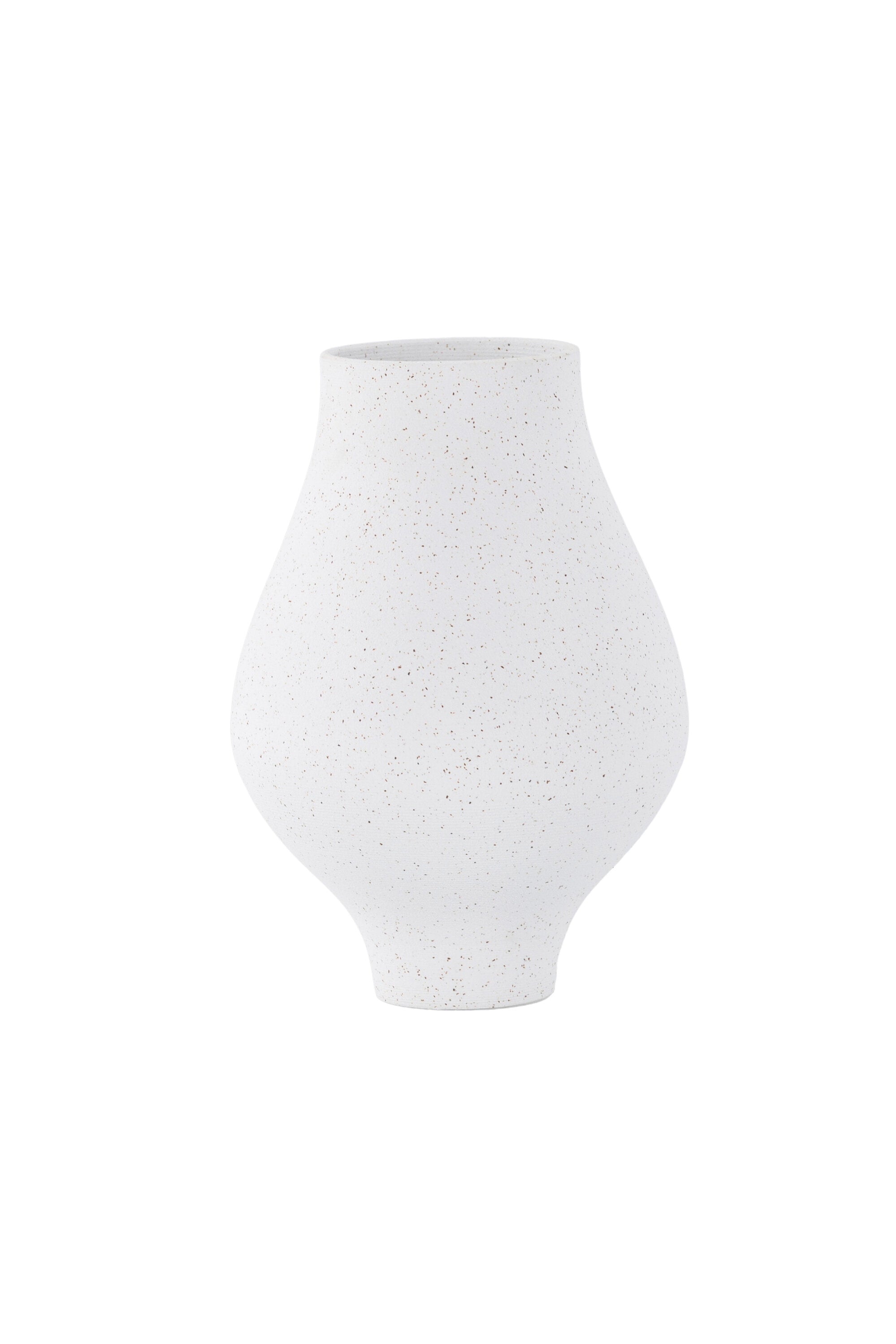 Rellis Vase in Weiss präsentiert im Onlineshop von KAQTU Design AG. Vase ist von Venture Home