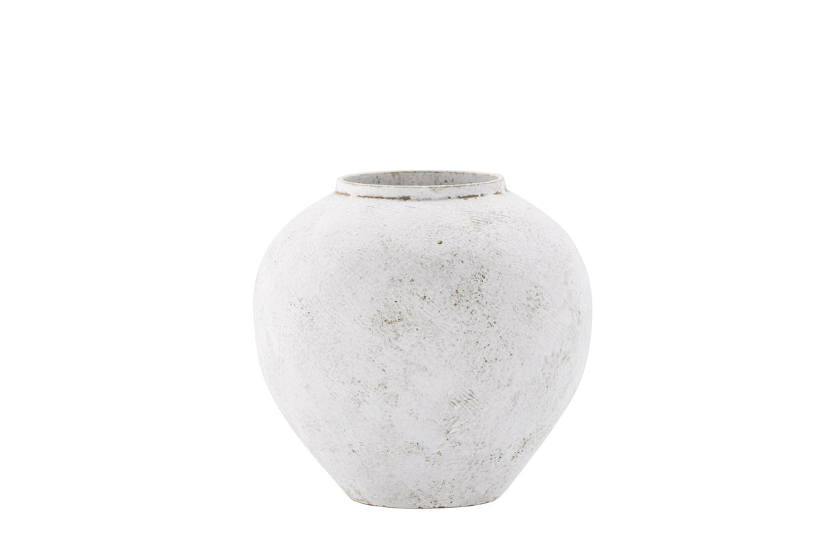 Globe Vase in Beige/Braun präsentiert im Onlineshop von KAQTU Design AG. Vase ist von Venture Home