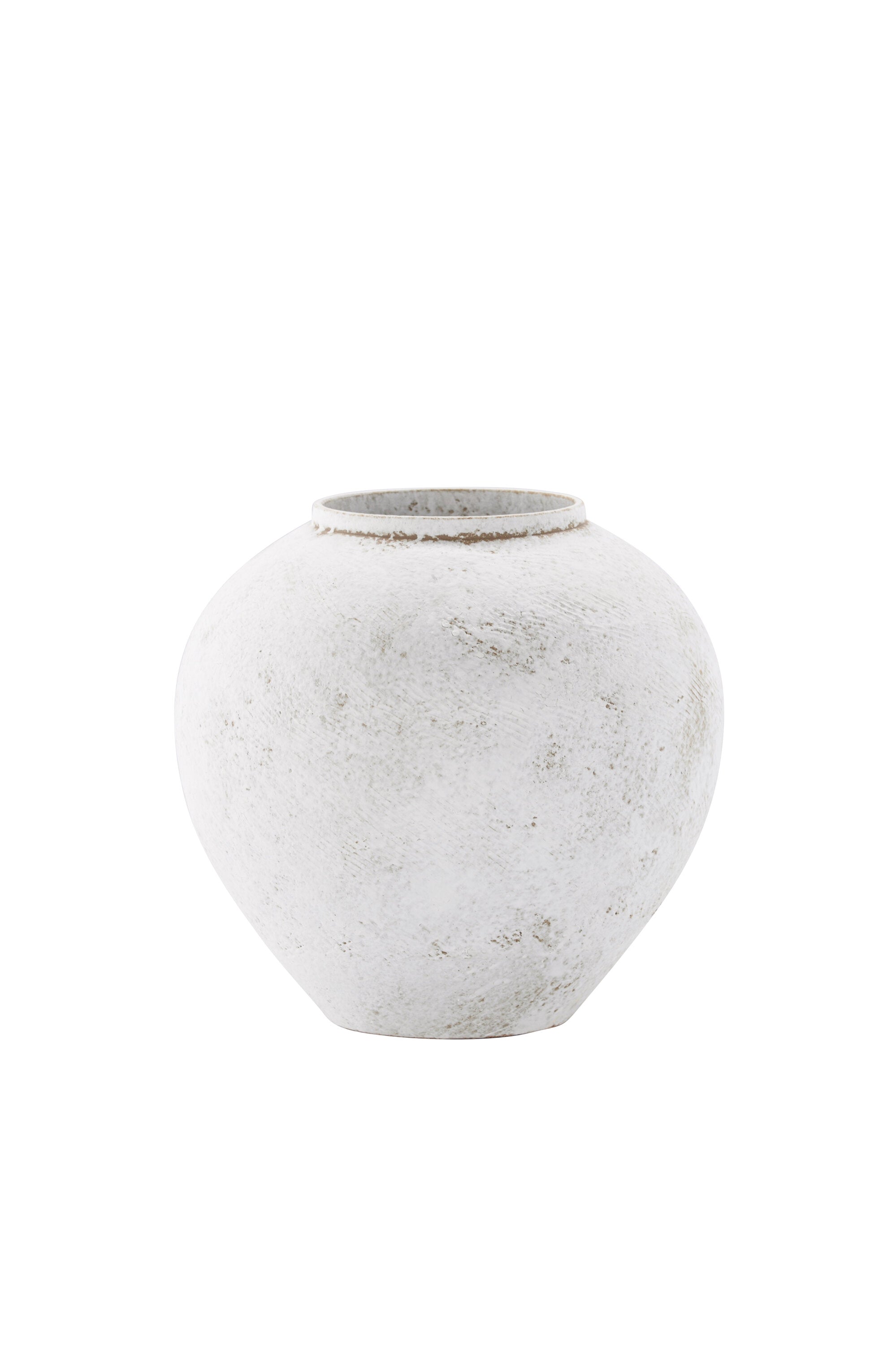 Globe Vase in Beige/Braun präsentiert im Onlineshop von KAQTU Design AG. Vase ist von Venture Home