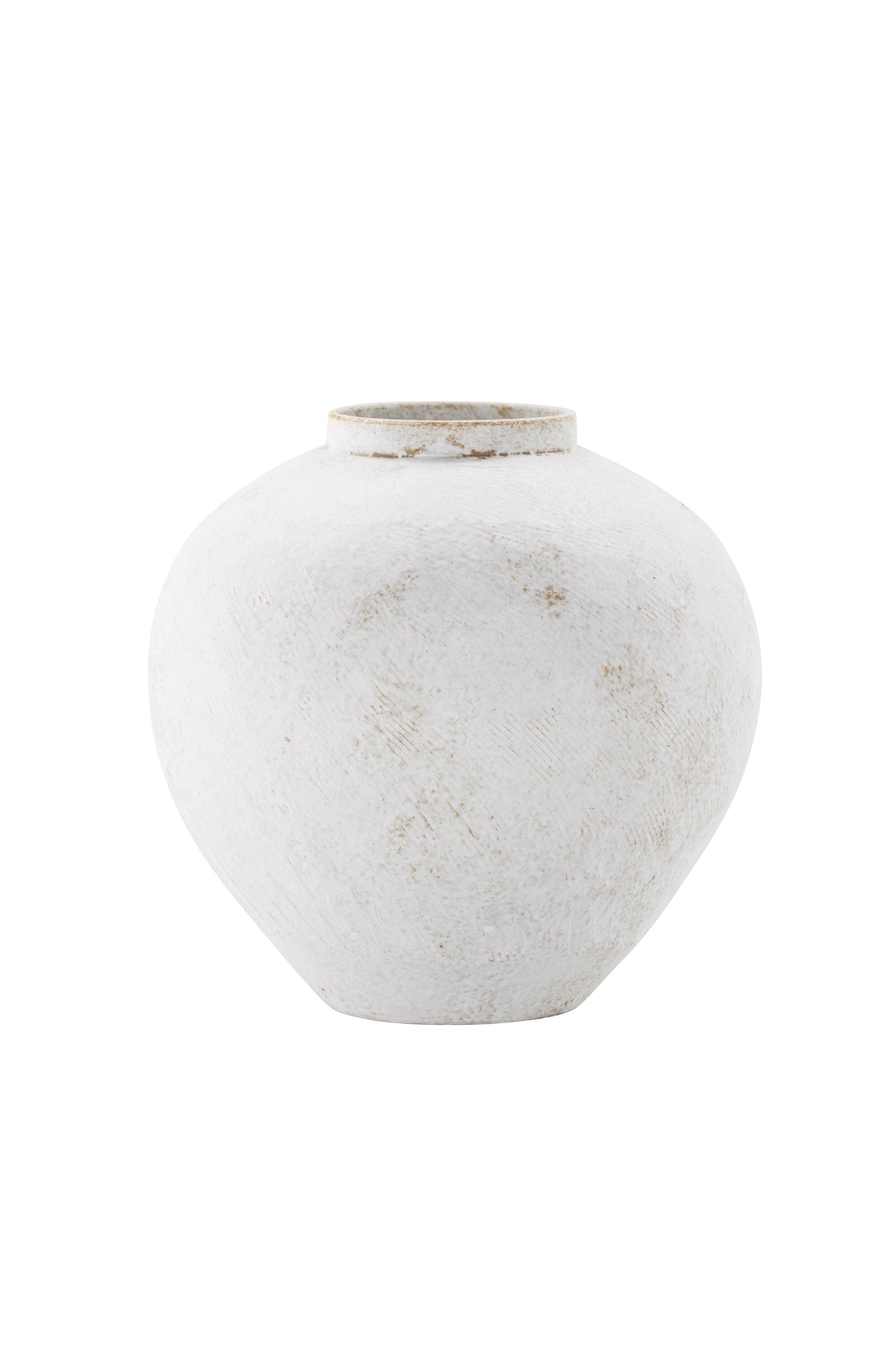 Globe Vase in Beige/Braun präsentiert im Onlineshop von KAQTU Design AG. Vase ist von Venture Home