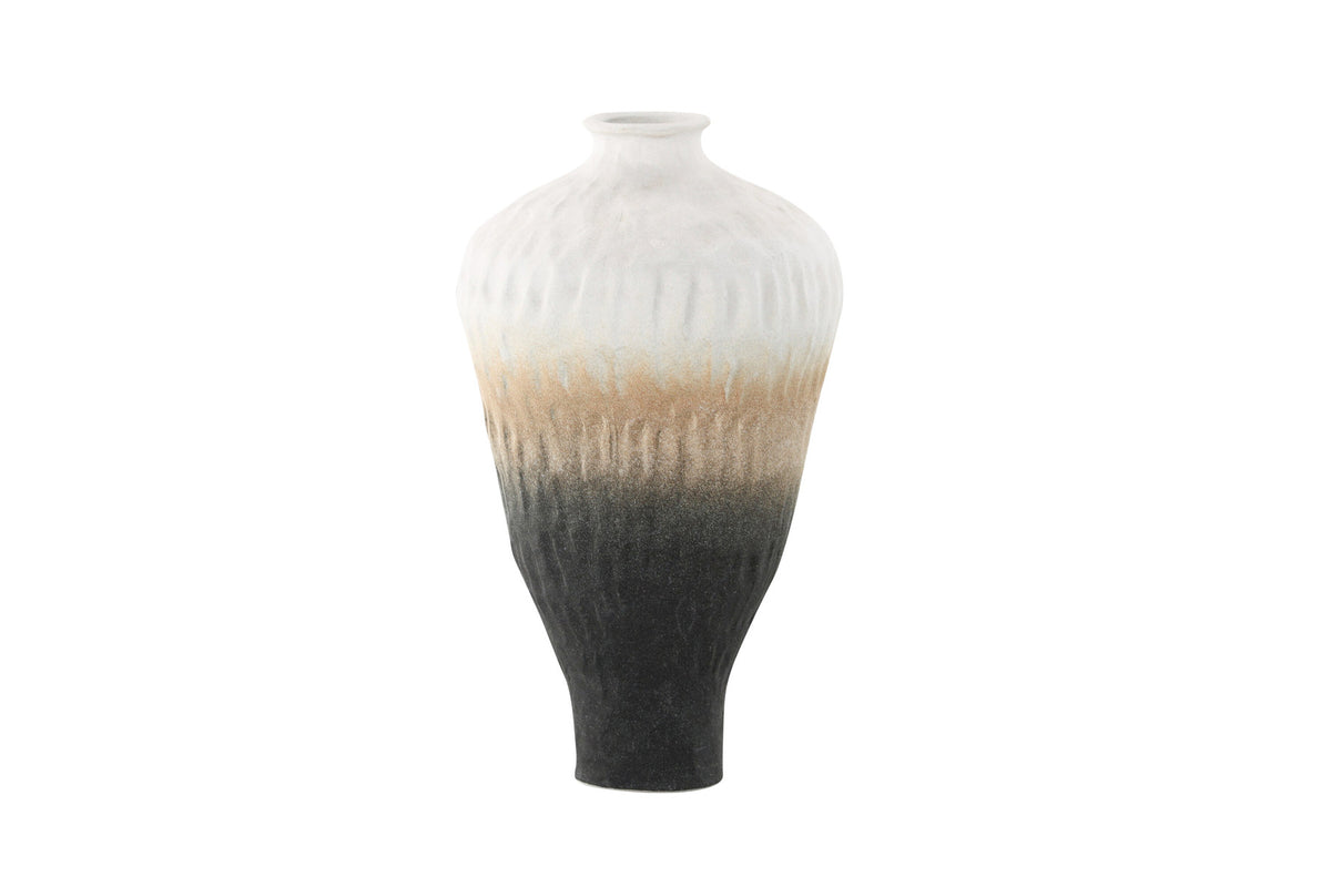 Pane Vase in Beige/ Grau/ Rosa präsentiert im Onlineshop von KAQTU Design AG. Vase ist von Venture Home