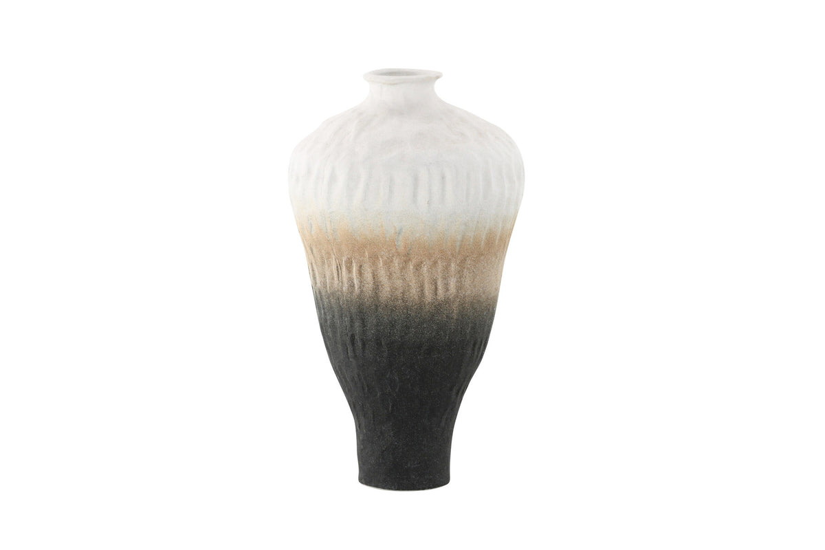Pane Vase in Beige/ Grau/ Rosa präsentiert im Onlineshop von KAQTU Design AG. Vase ist von Venture Home