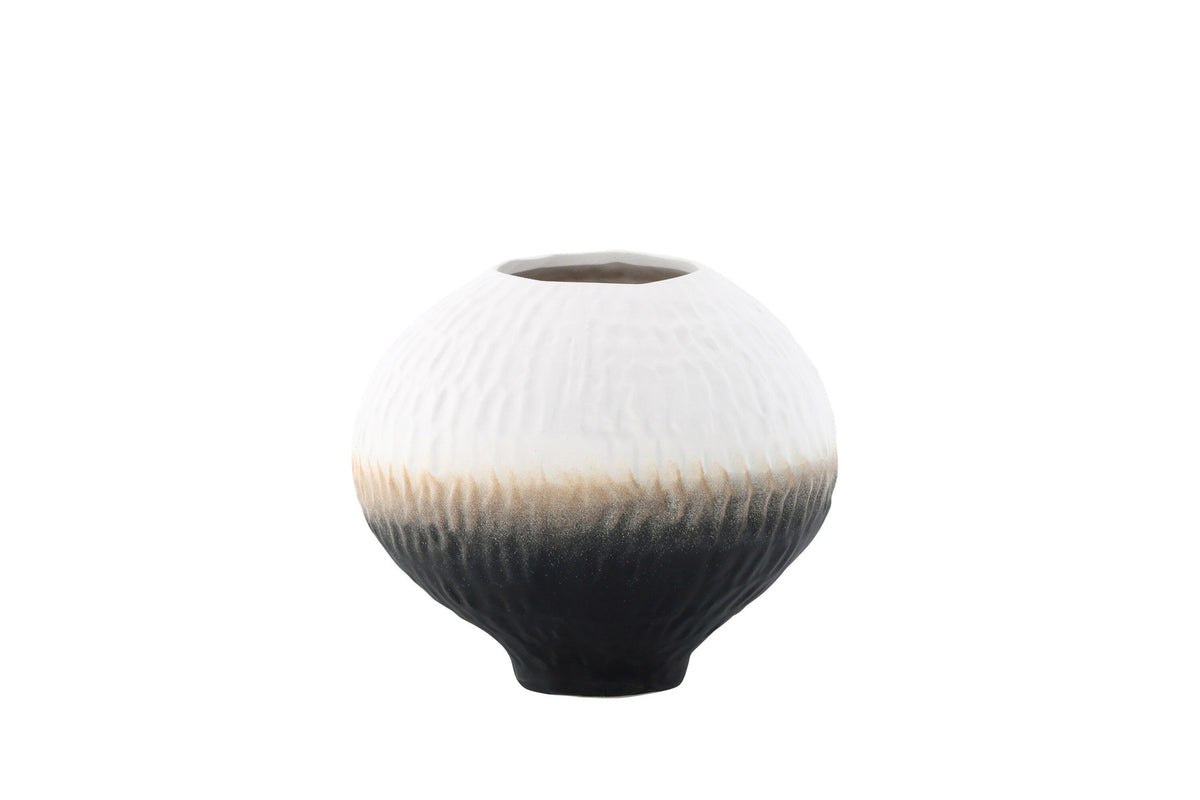 Pane Vase in Beige/ Grau/ Rosa präsentiert im Onlineshop von KAQTU Design AG. Vase ist von Venture Home