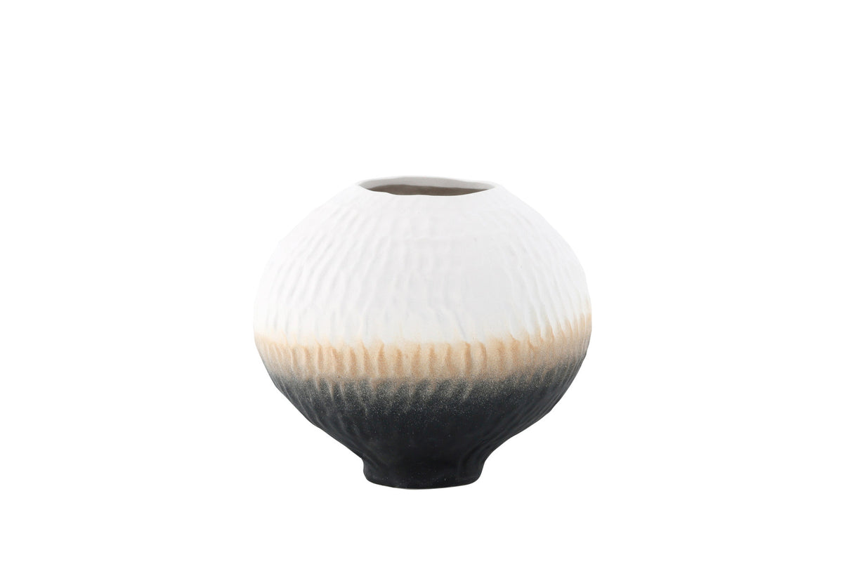 Pane Vase in Beige/ Grau/ Rosa präsentiert im Onlineshop von KAQTU Design AG. Vase ist von Venture Home