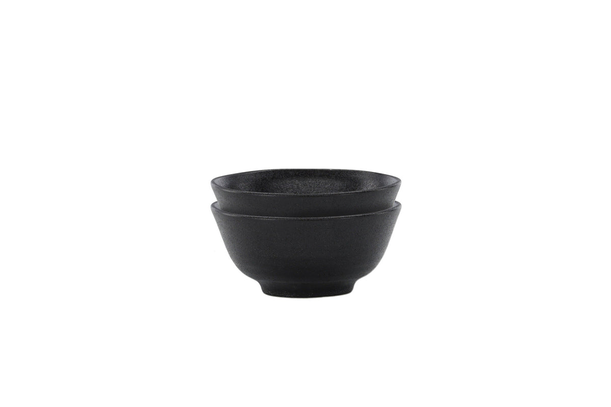 Wabi Sabi Bowl in Schwarz präsentiert im Onlineshop von KAQTU Design AG. Schale ist von Venture Home