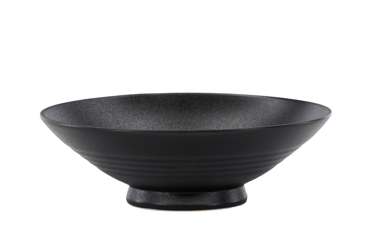 Wabi Sabi Bowl in Schwarz präsentiert im Onlineshop von KAQTU Design AG. Schale ist von Venture Home