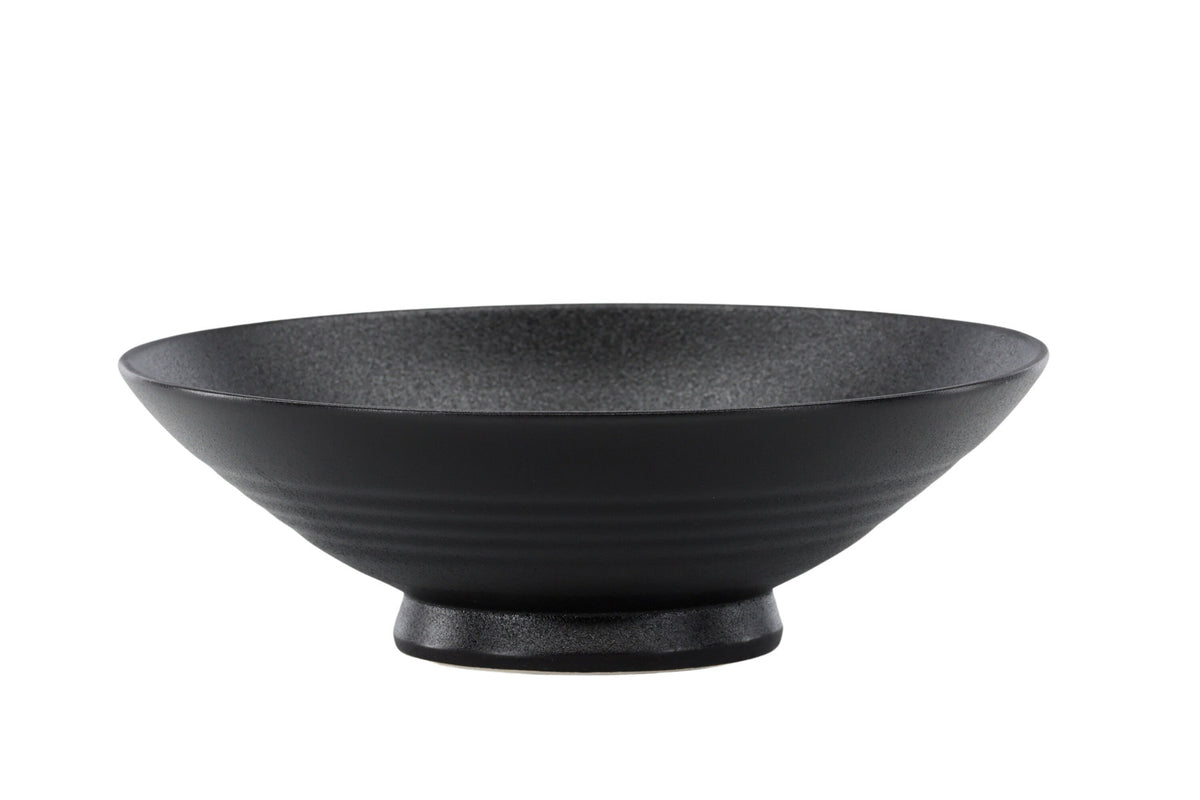 Wabi Sabi Bowl in Schwarz präsentiert im Onlineshop von KAQTU Design AG. Schale ist von Venture Home
