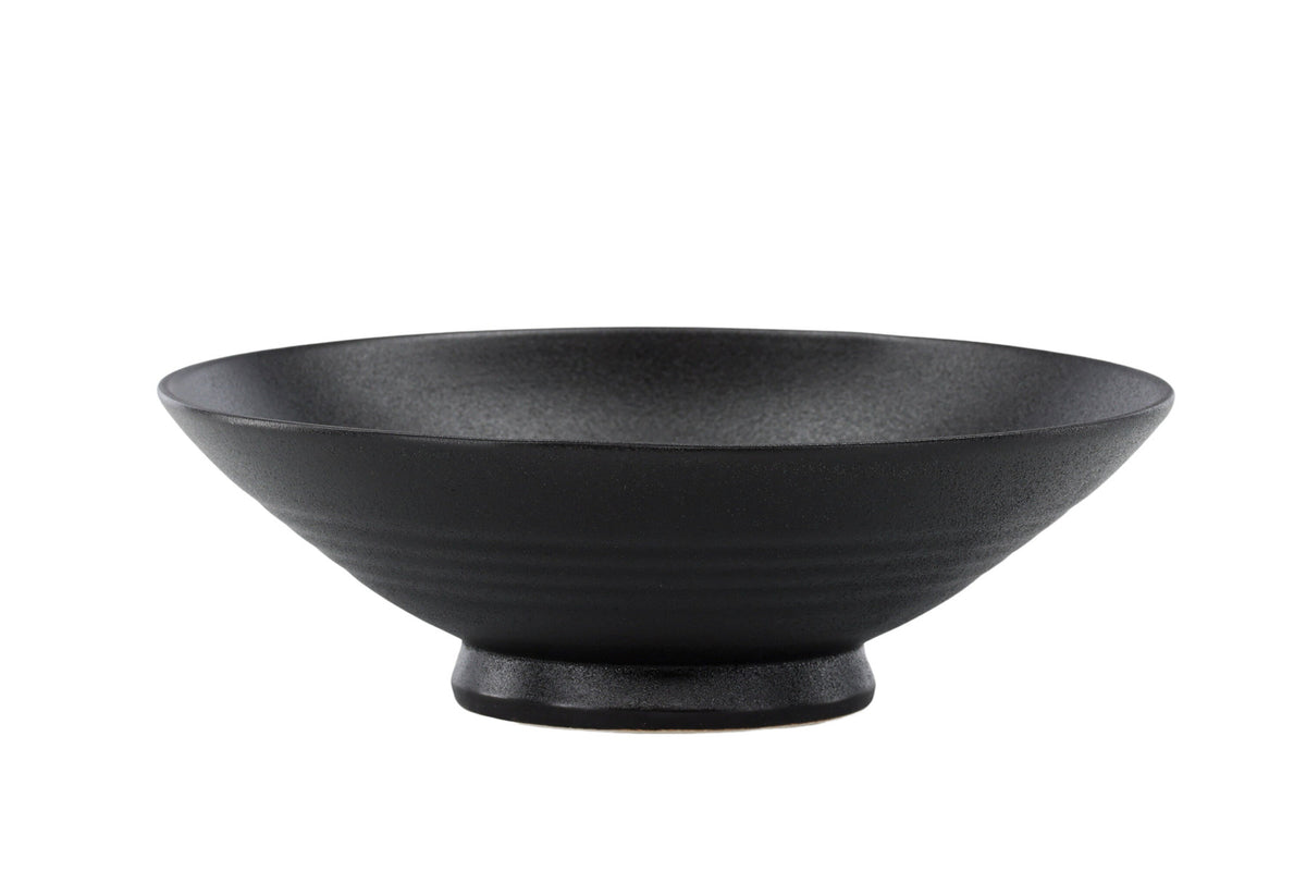 Wabi Sabi Bowl in Schwarz präsentiert im Onlineshop von KAQTU Design AG. Schale ist von Venture Home