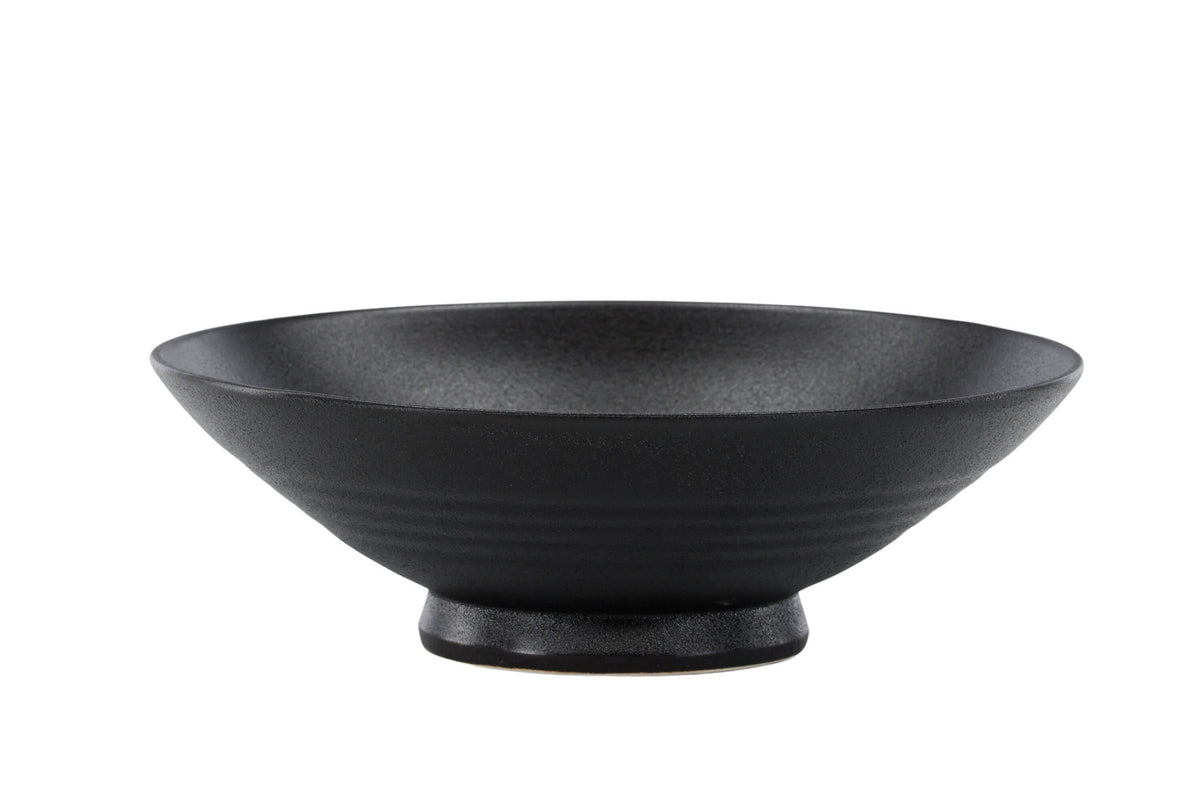 Wabi Sabi Bowl in Schwarz präsentiert im Onlineshop von KAQTU Design AG. Schale ist von Venture Home