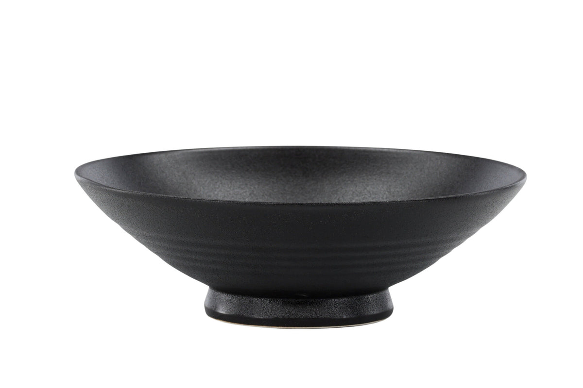 Wabi Sabi Bowl in Schwarz präsentiert im Onlineshop von KAQTU Design AG. Schale ist von Venture Home