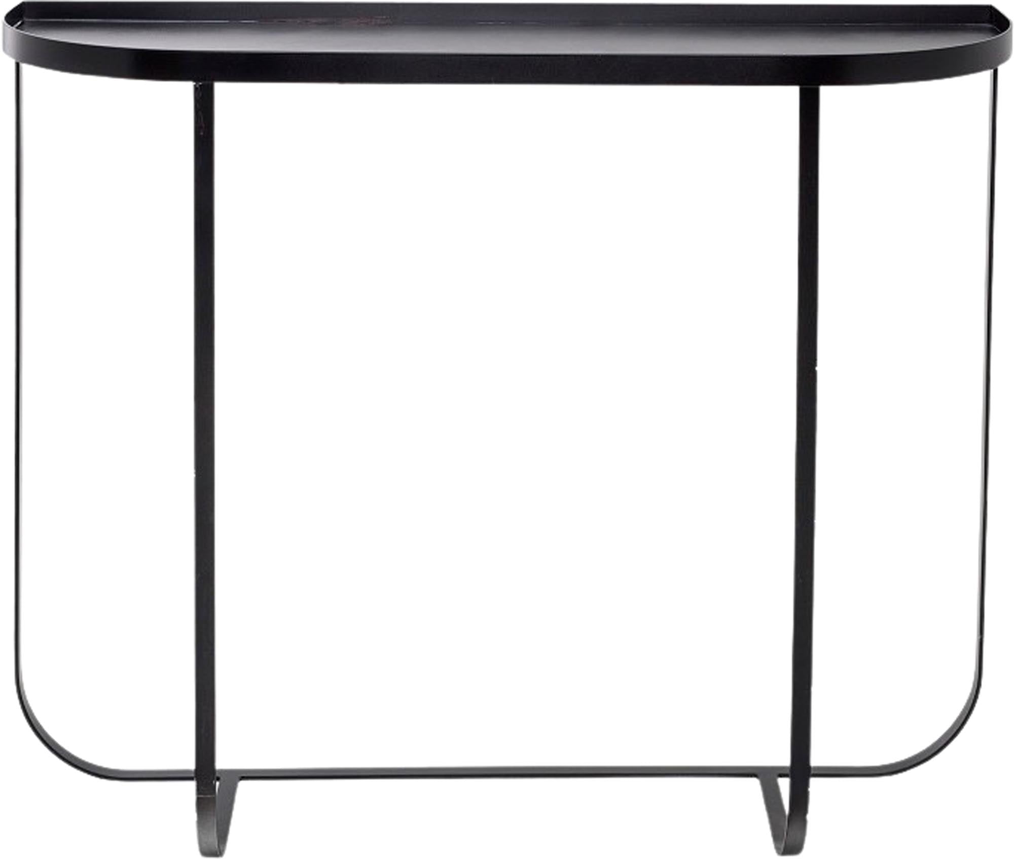HaRPEr console table, Schwarz, metal