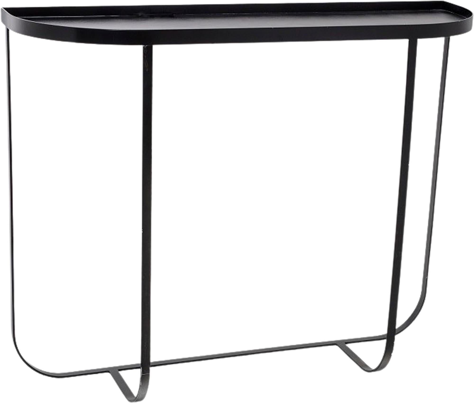 HaRPEr console table, Schwarz, metal