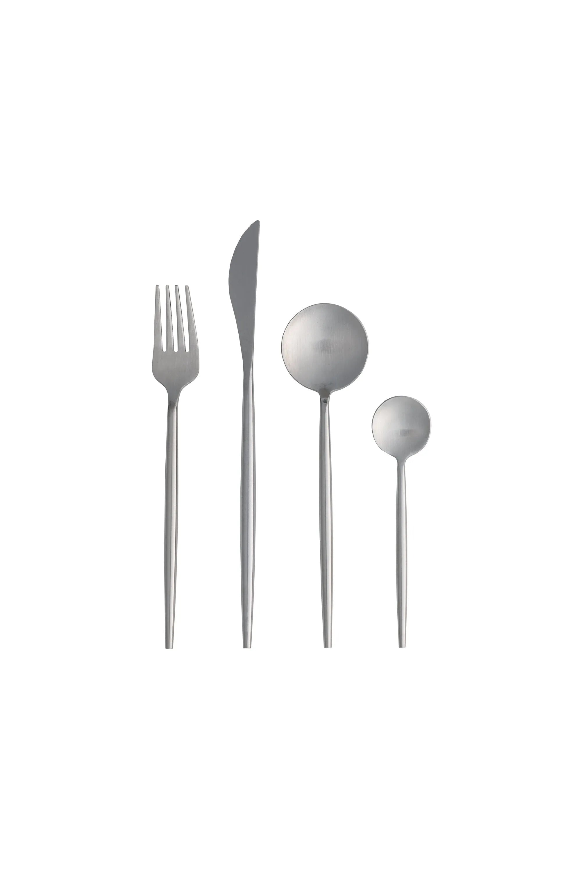 Active Dining Geschirr Set 24 Stk. in Silber präsentiert im Onlineshop von KAQTU Design AG. Geschirr ist von Venture Home