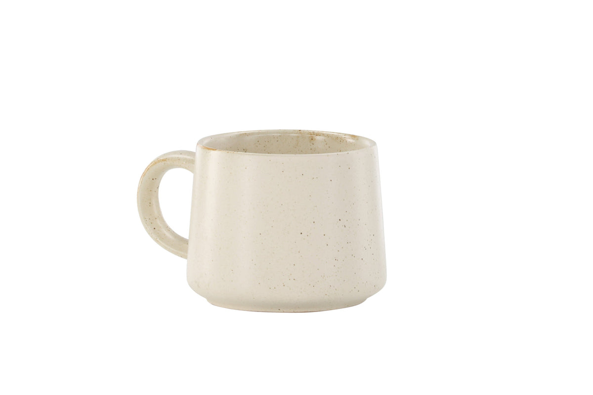 Active Tea cup in Beige/Schwarz präsentiert im Onlineshop von KAQTU Design AG. Tasse ist von Venture Home