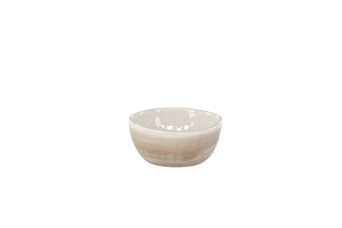 Jubie Bowl in Beige präsentiert im Onlineshop von KAQTU Design AG. Schale ist von Venture Home