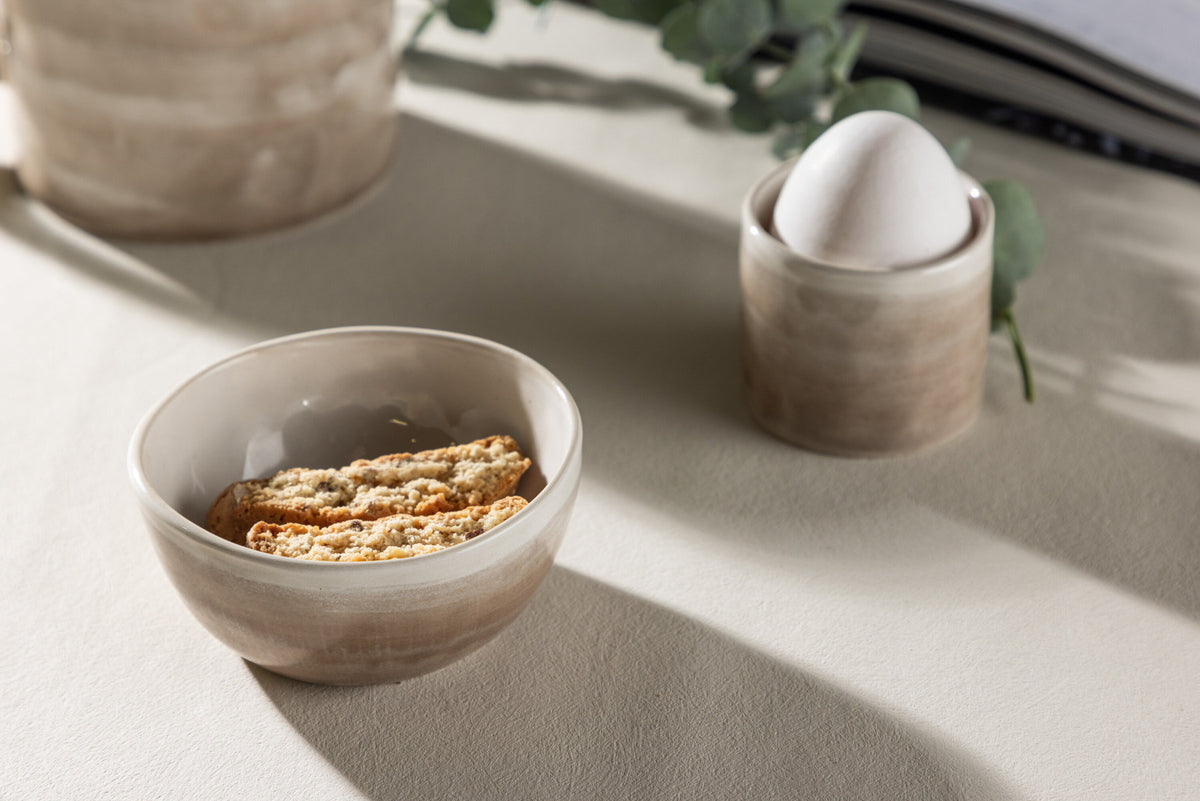 Jubie Bowl in Beige präsentiert im Onlineshop von KAQTU Design AG. Schale ist von Venture Home