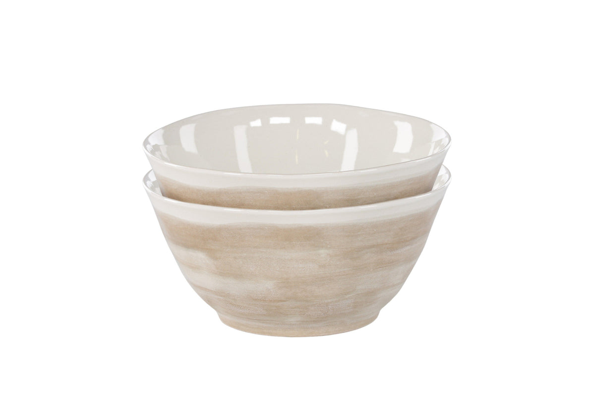 Jubie Bowl in Beige präsentiert im Onlineshop von KAQTU Design AG. Schale ist von Venture Home
