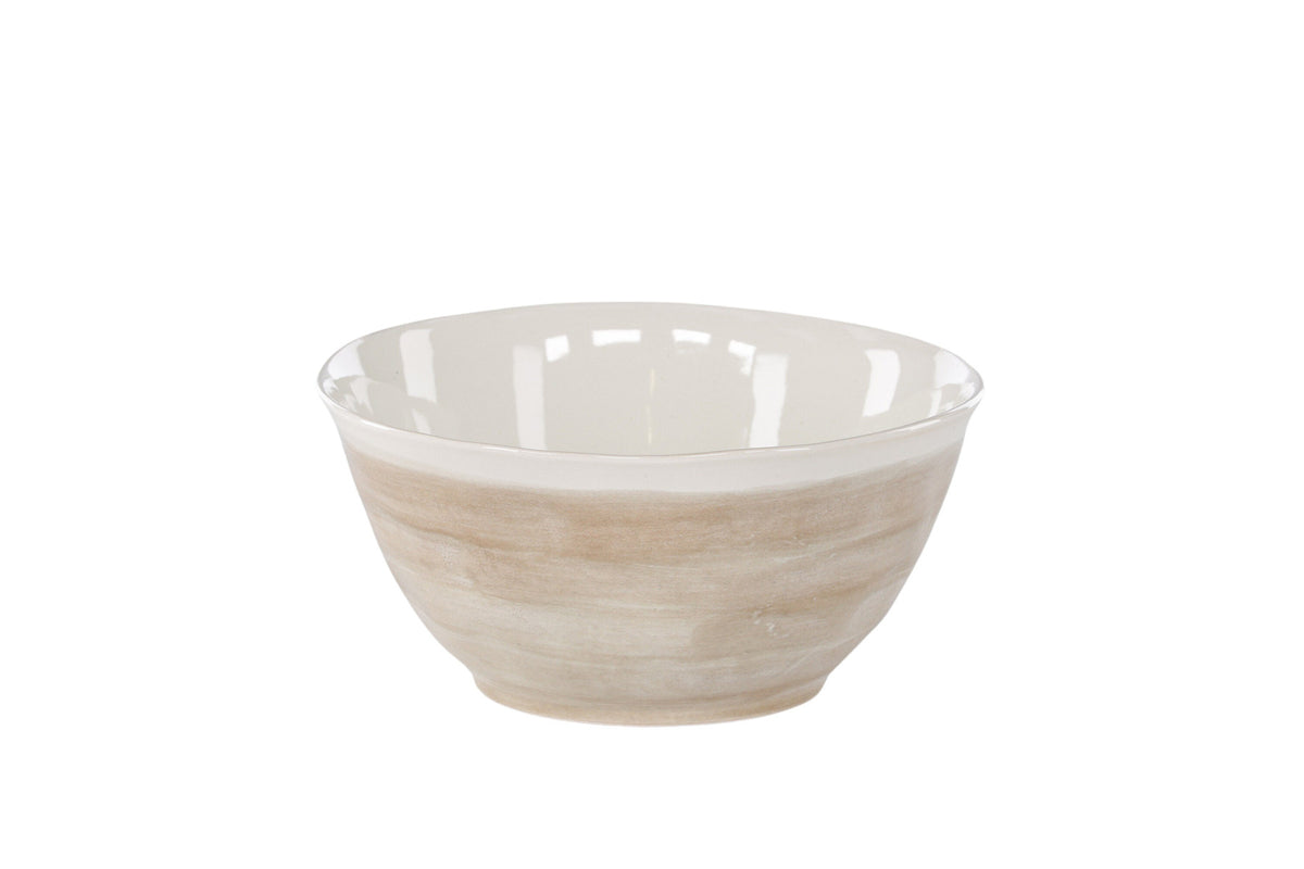 Jubie Bowl in Beige präsentiert im Onlineshop von KAQTU Design AG. Schale ist von Venture Home