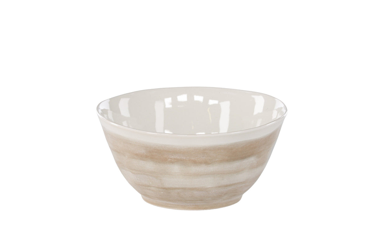 Jubie Bowl in Beige präsentiert im Onlineshop von KAQTU Design AG. Schale ist von Venture Home