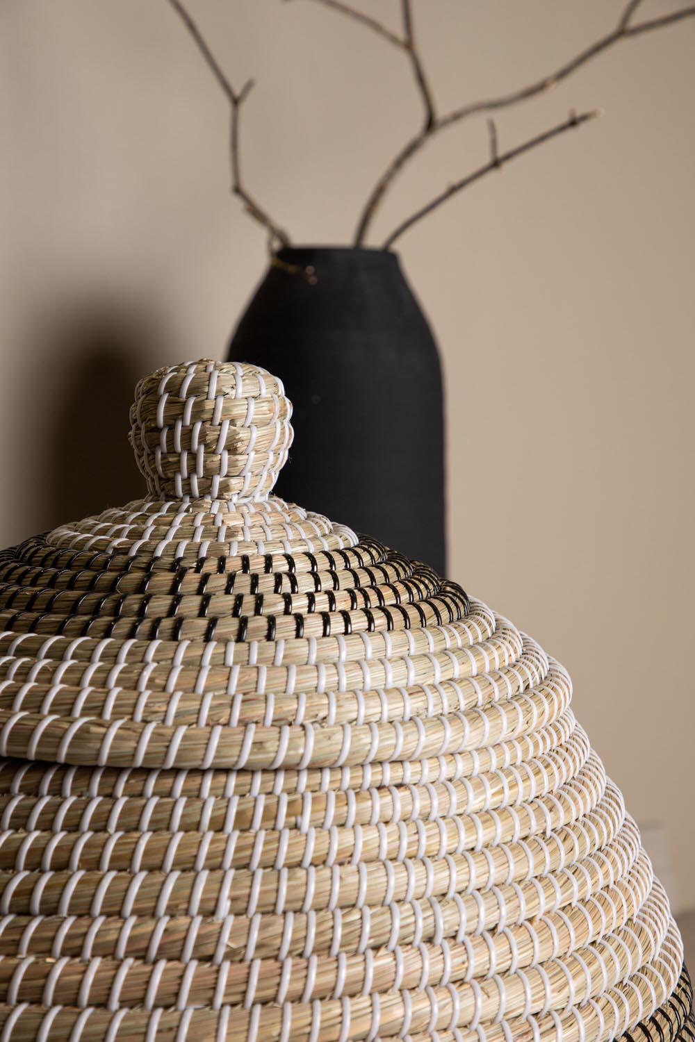 Chennai Dekoration in Natur präsentiert im Onlineshop von KAQTU Design AG. Aufbewahrungskorb ist von Venture Home