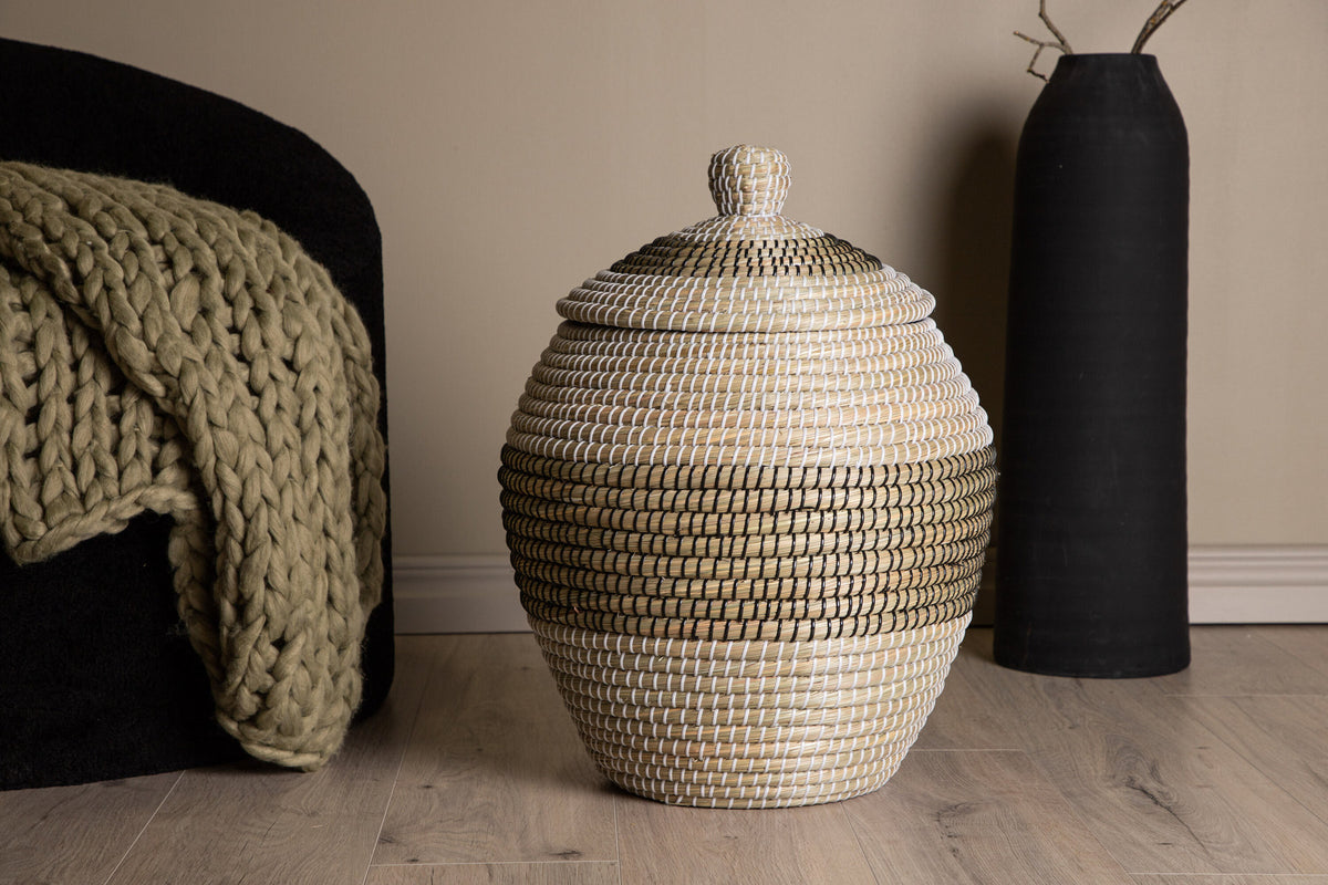 Chennai Dekoration in Natur präsentiert im Onlineshop von KAQTU Design AG. Aufbewahrungskorb ist von Venture Home