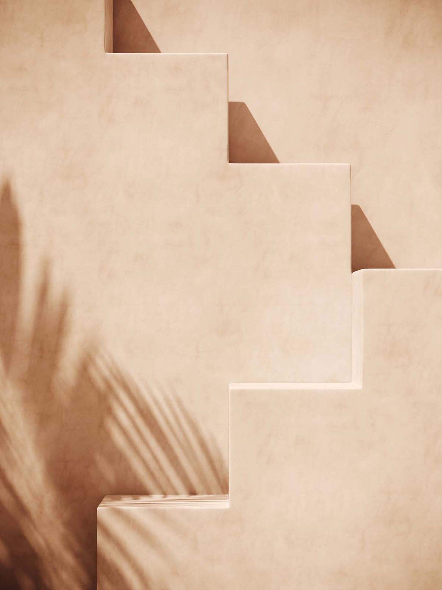 Stairs Poster in Beige präsentiert im Onlineshop von KAQTU Design AG. Bild ist von Venture Home