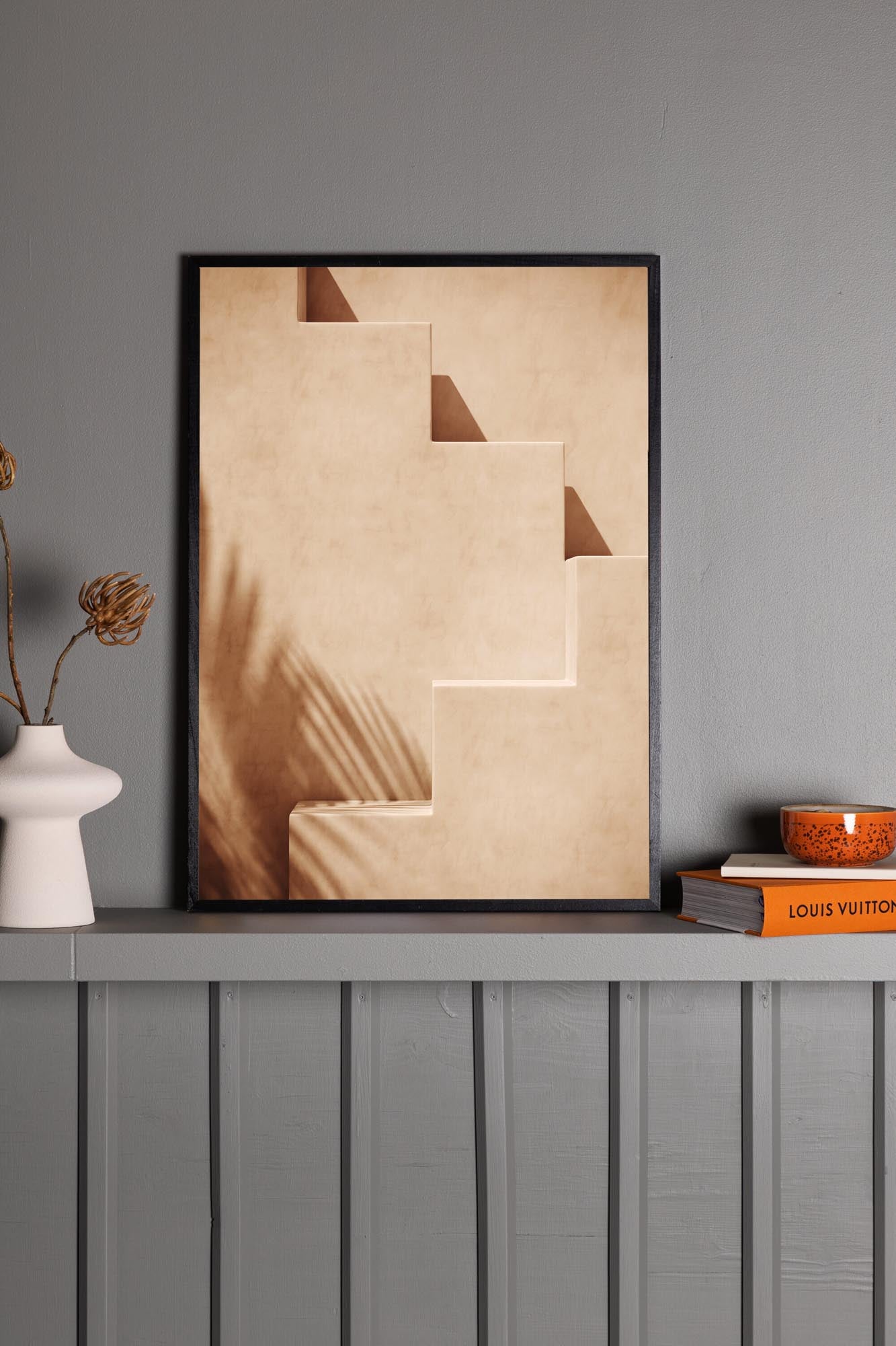 Venture Home Stairs Poster – Eleganz und Tiefe für jeden Raum.