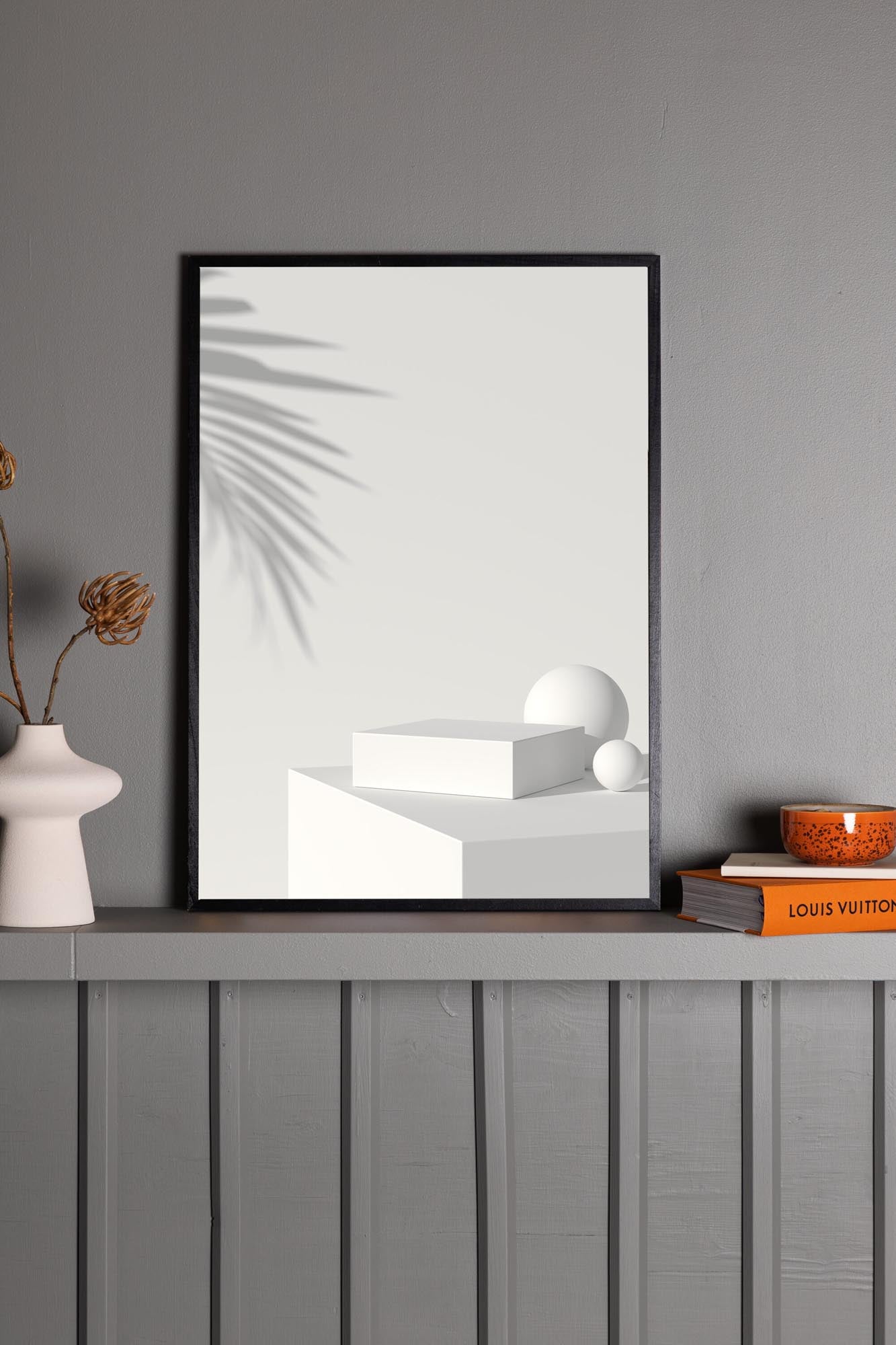 Modernes White Box Poster von Venture Home für zeitlose Ästhetik.