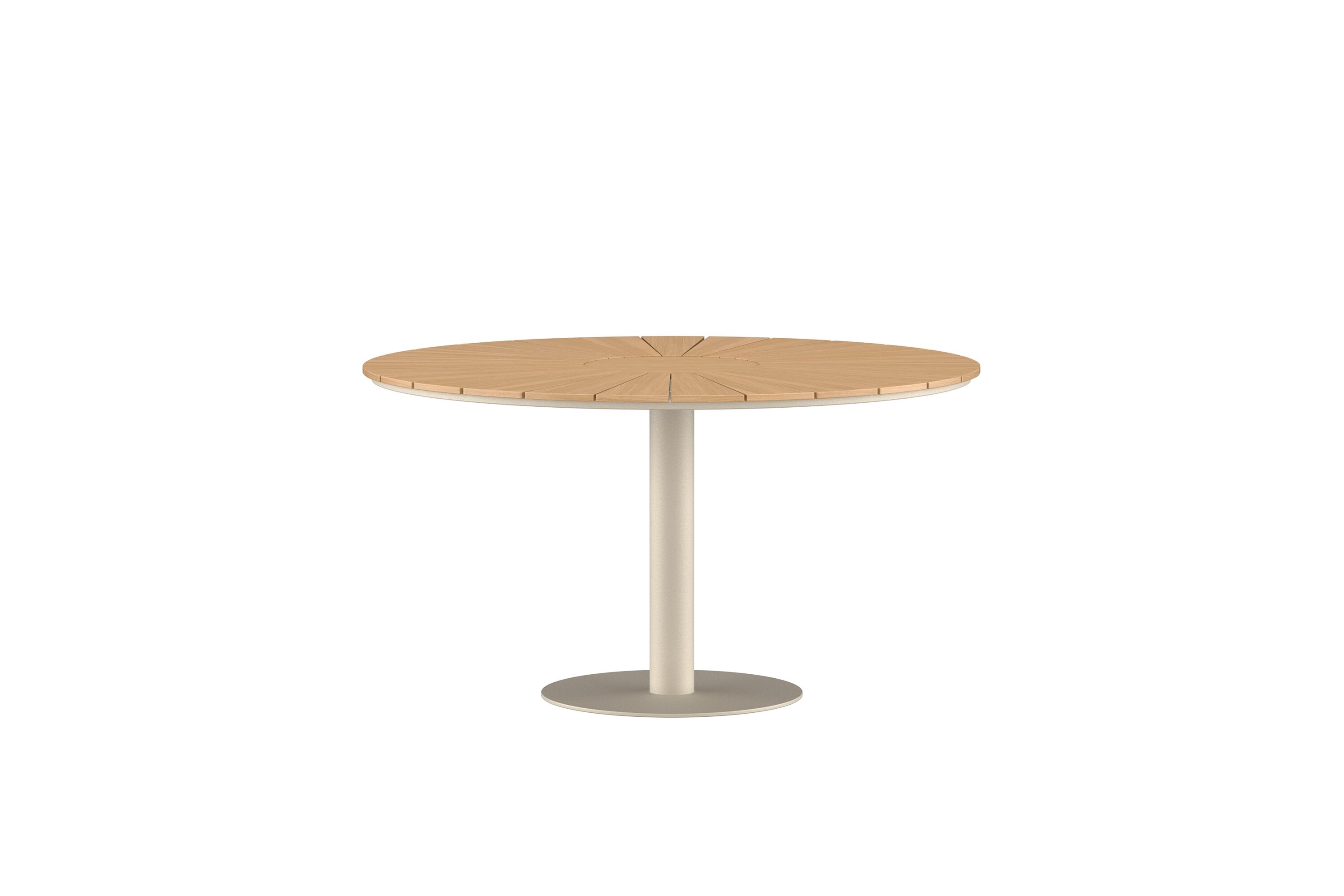 Croft Gartentisch rund in Beige präsentiert im Onlineshop von KAQTU Design AG. Gartentisch ist von Venture Home