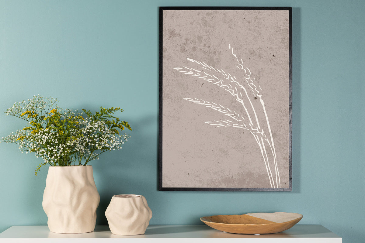 Seeds Poster in Beige präsentiert im Onlineshop von KAQTU Design AG. Bild ist von Venture Home