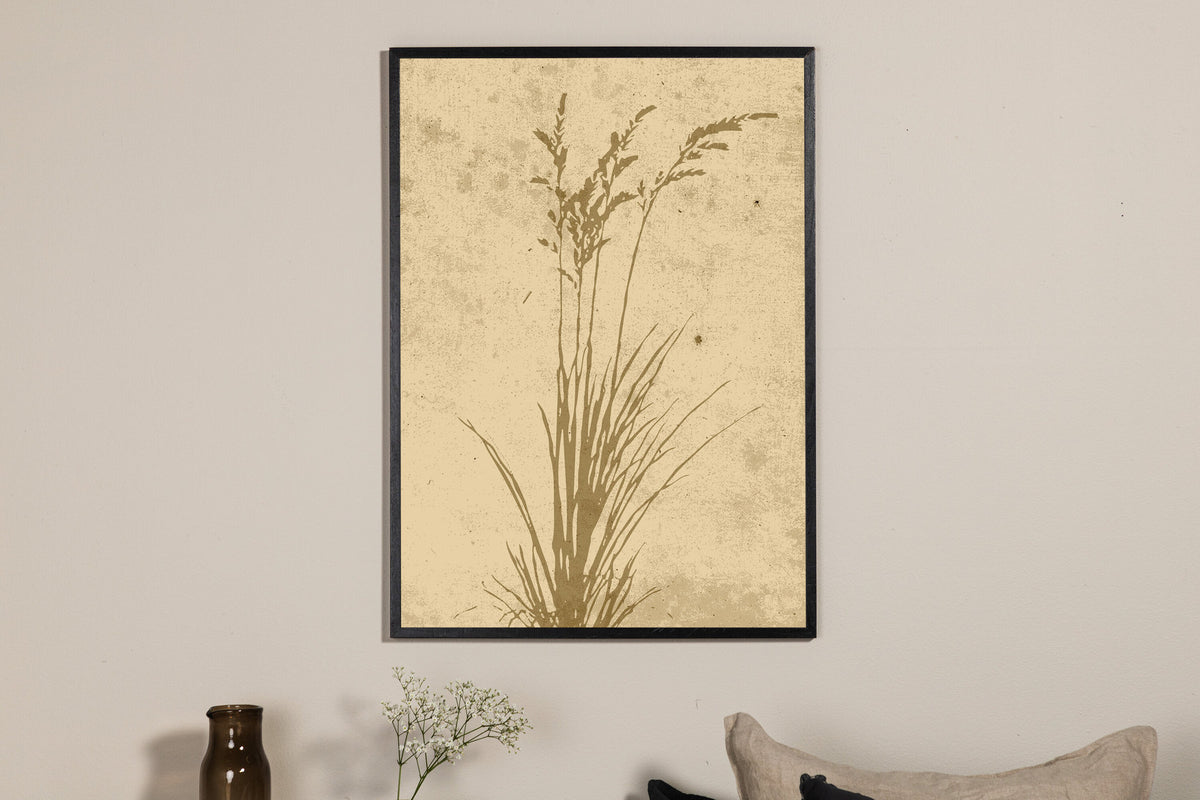 Plant Art Poster in Beige präsentiert im Onlineshop von KAQTU Design AG. Bild ist von Venture Home