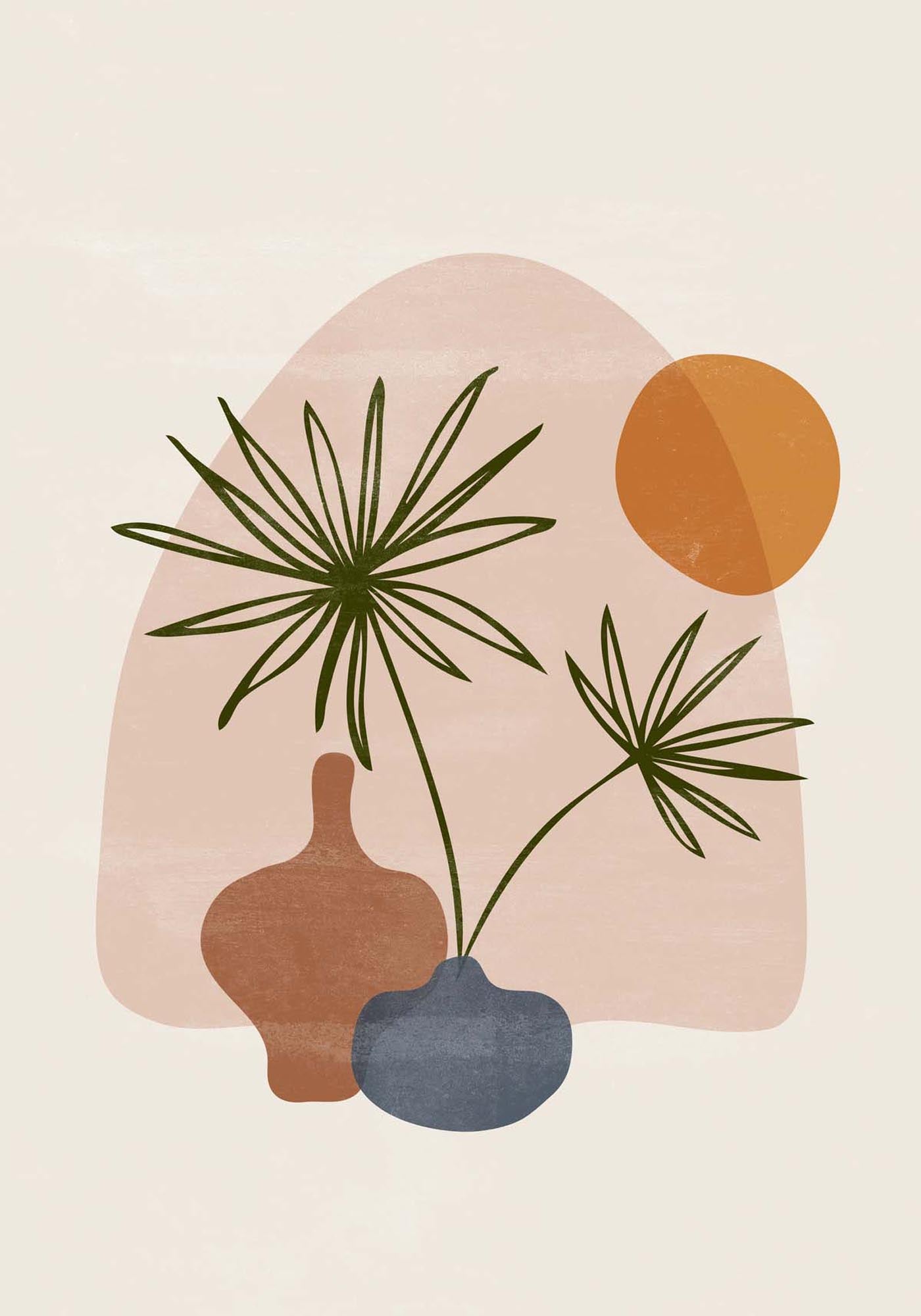 Wonderland Poster in Beige präsentiert im Onlineshop von KAQTU Design AG. Bild ist von Venture Home