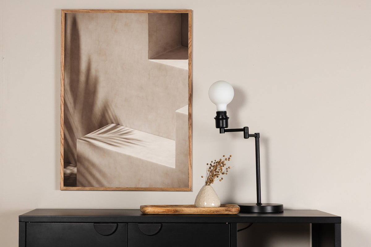 Sun Stripes Poster in Beige präsentiert im Onlineshop von KAQTU Design AG. Bild ist von Venture Home
