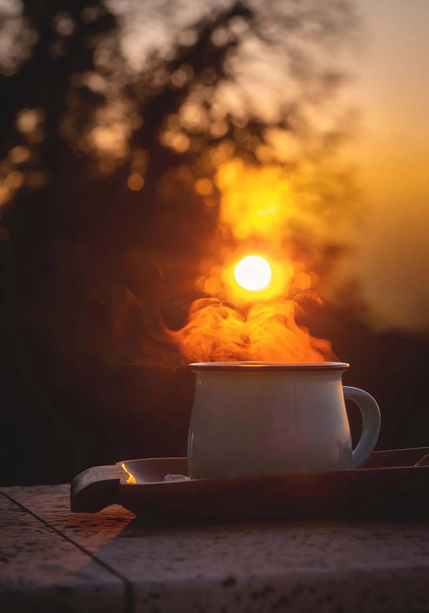 Verleihen Sie Ihrer Küche Stil mit dem Morning Coffee Poster.